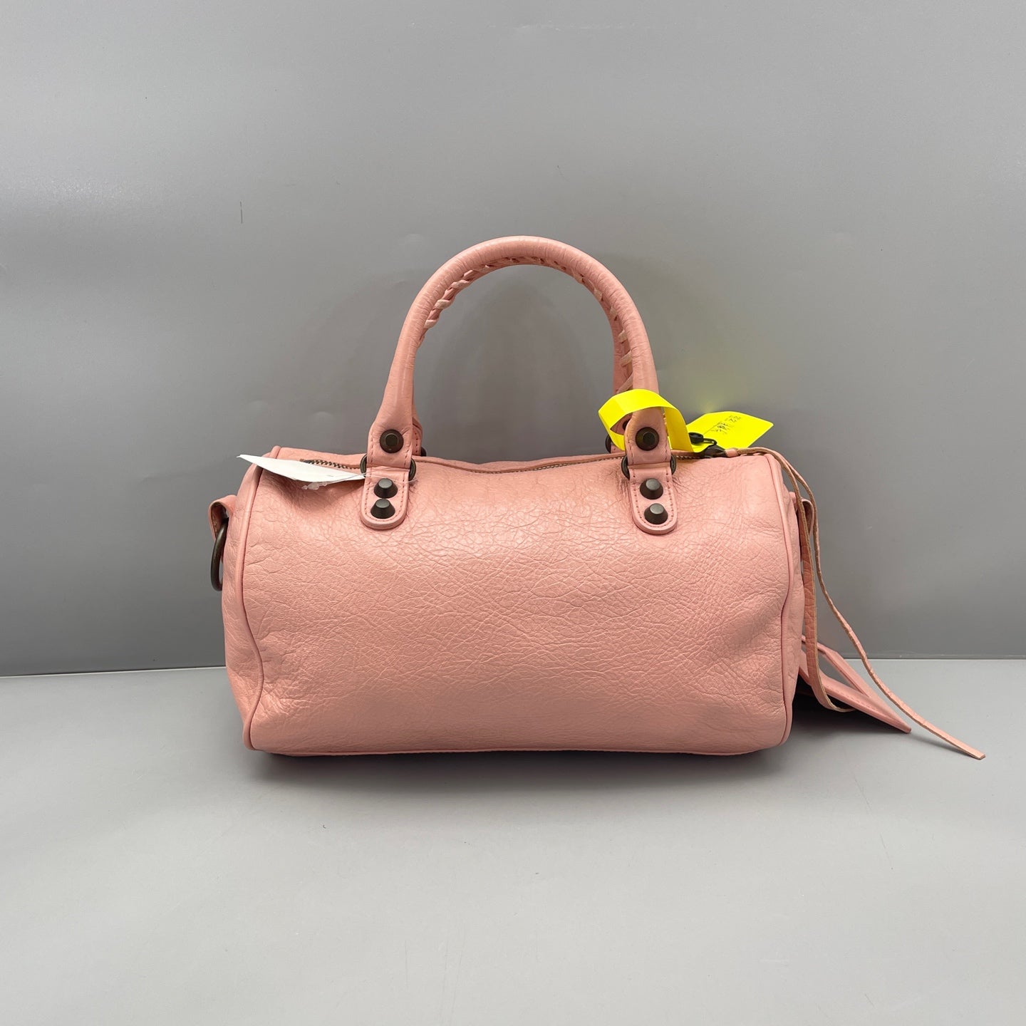 Balenciaga - Mini Boston Satchel - Leather - Pink - (mini)