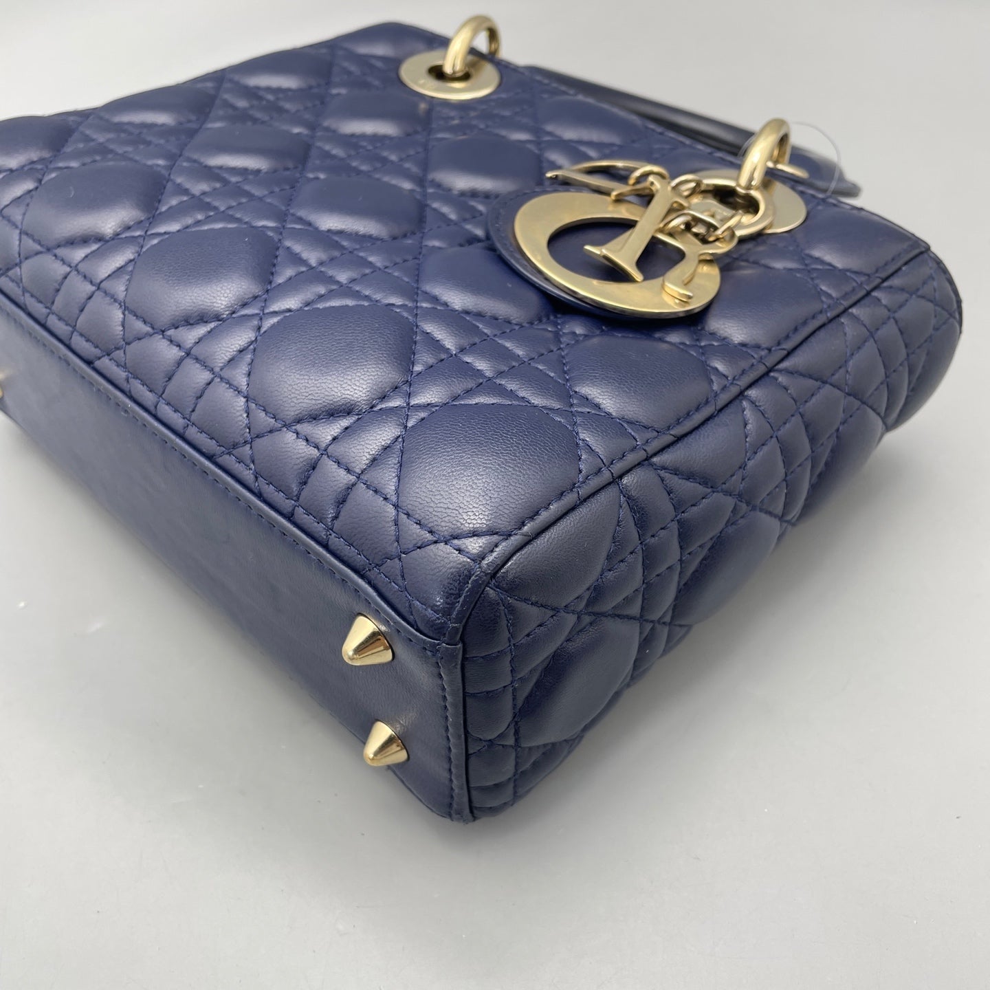 Dior - Lady Dior - Leather - Blue - (mini)