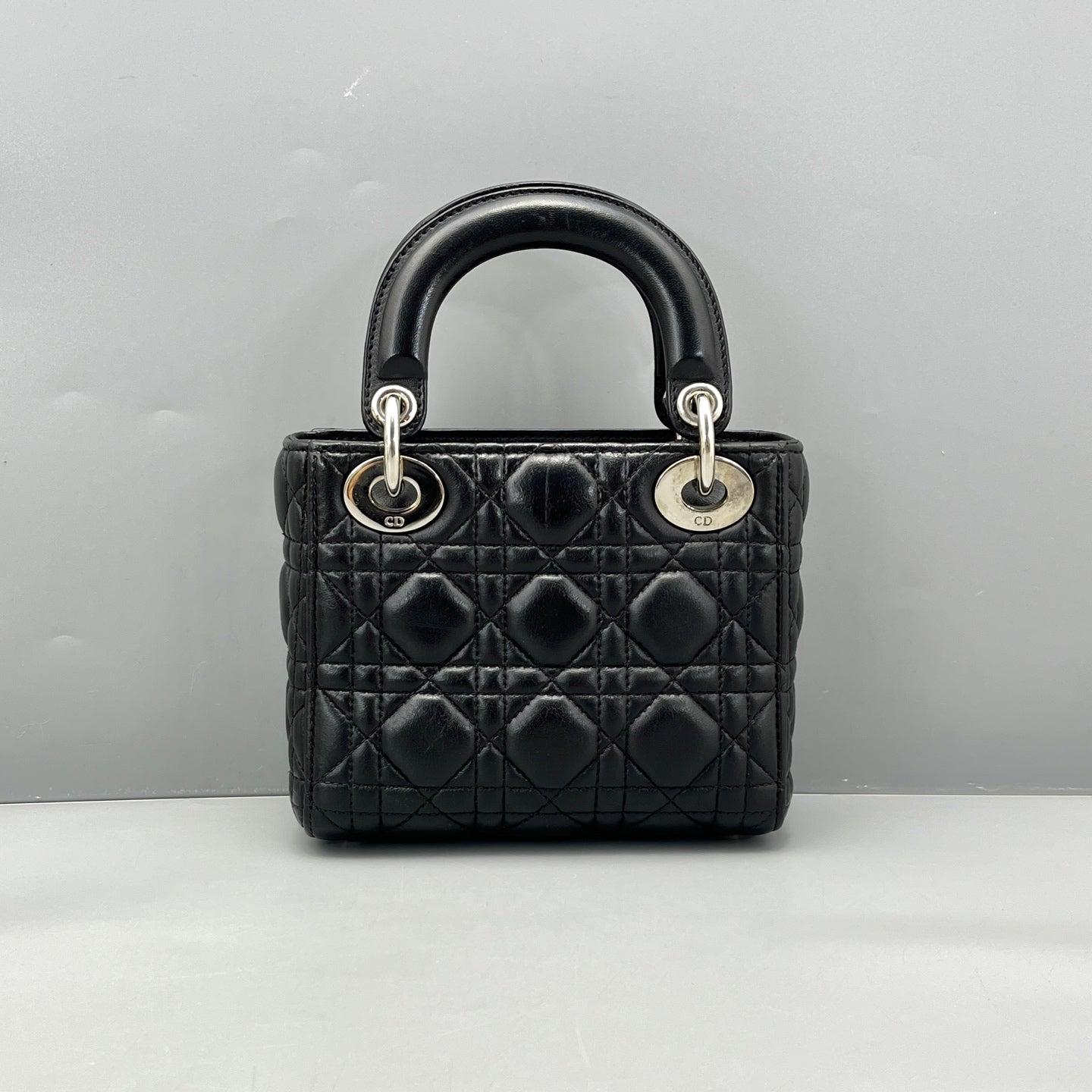 Dior - Lady Dior - Lambskin leather - Black - (mini)