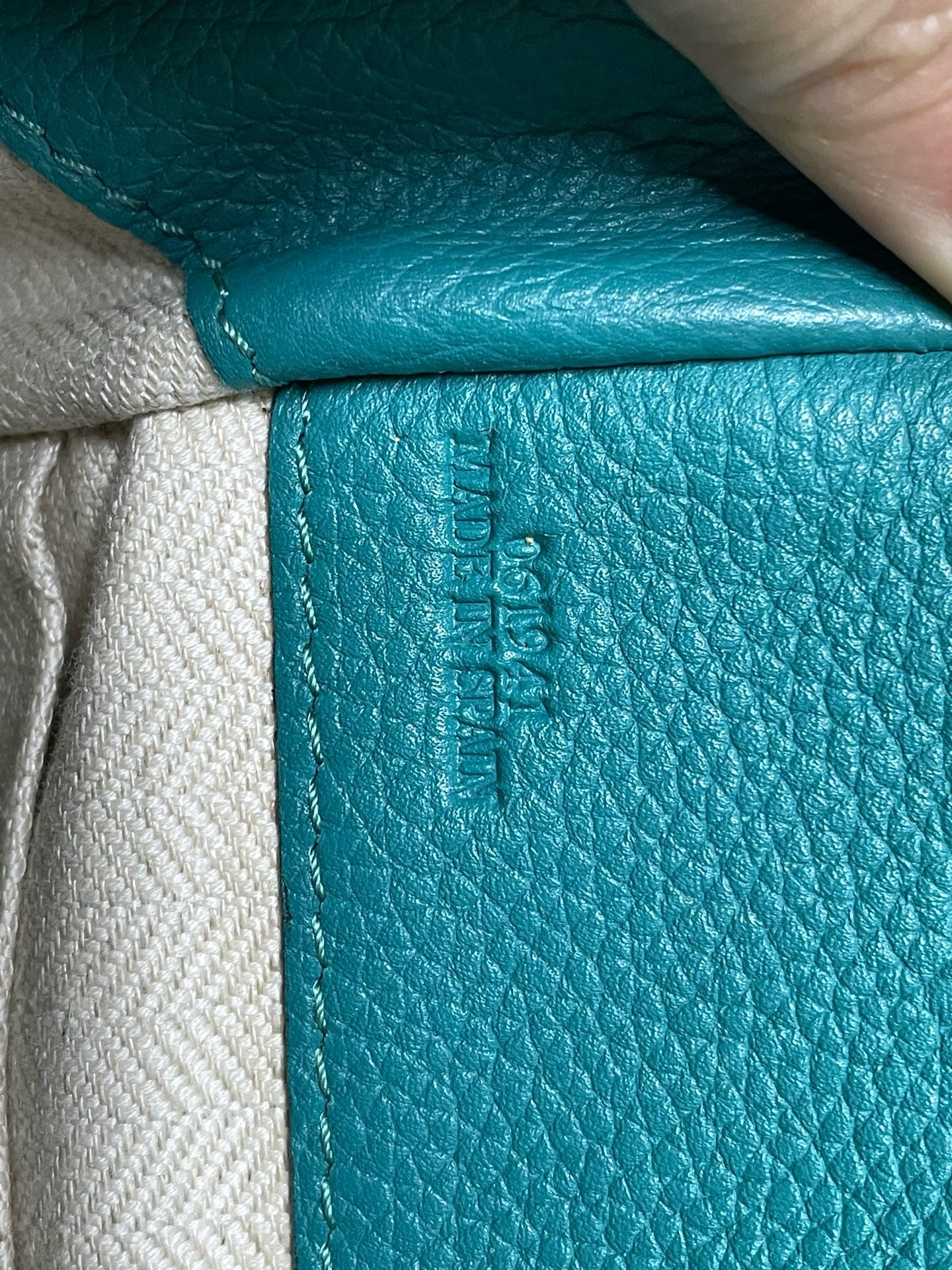 Loewe - Mini Hammock Bag - Grained calfskin leather - Green - (mini)