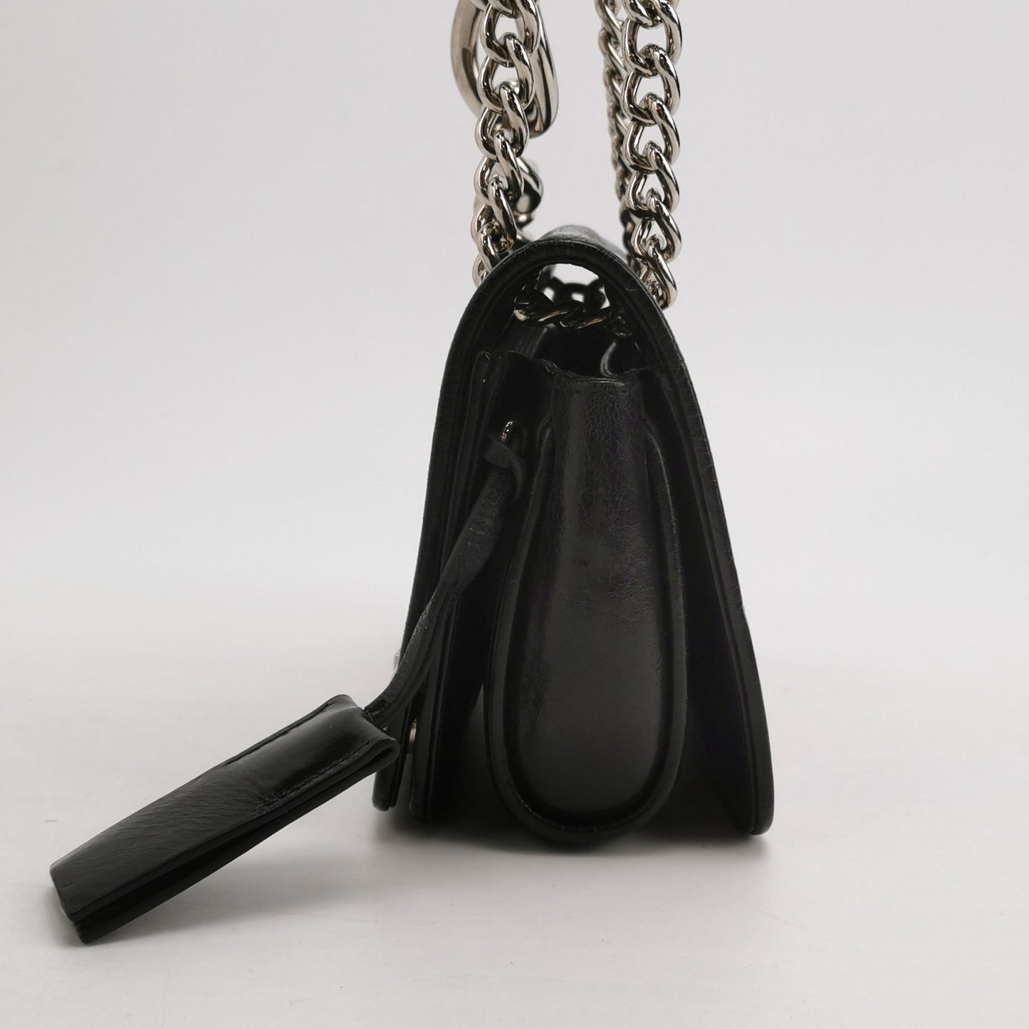 Miu Miu - Chain Shoulder Bag - Leather - Black - (mini)