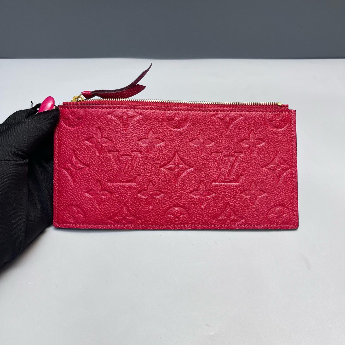 Louis Vuitton - Félicie Pochette - Monogram Empreinte leather - Red - (mini)