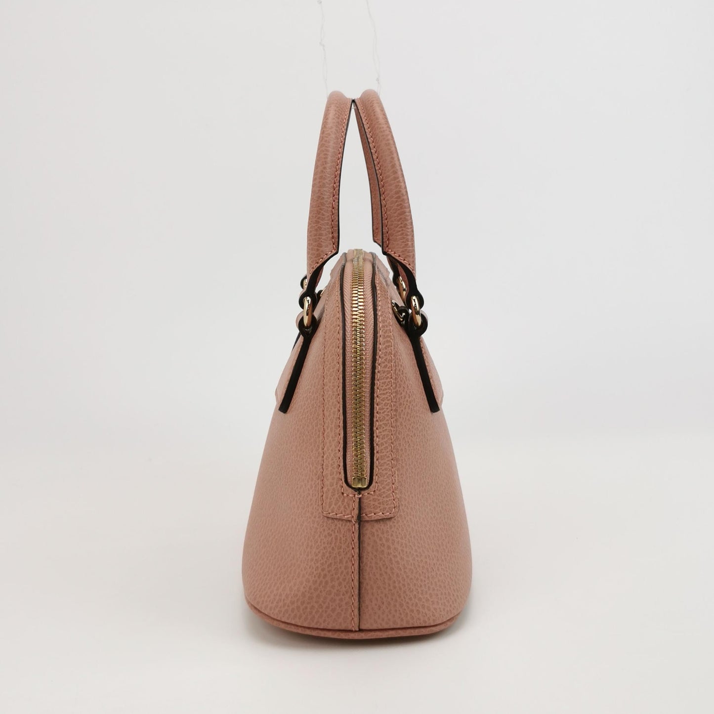 Gucci - Classic Shell Bag - Pebbled leather - Pink - (small)