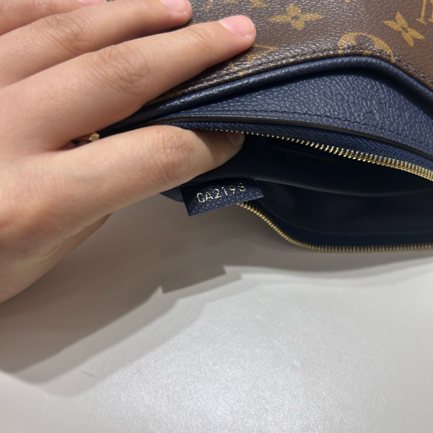 Louis Vuitton - Pochette Félicie - Monogram coated canvas with cowhide-leather trim - Brown - (mini)