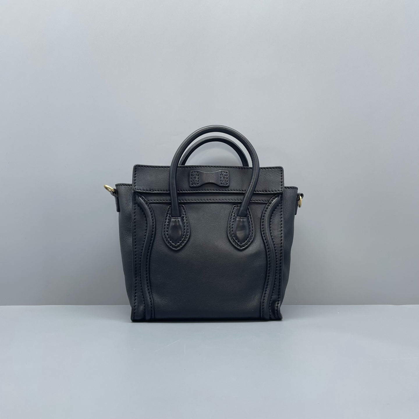 Celine - Luggage Nano - Leather - Black - (mini)