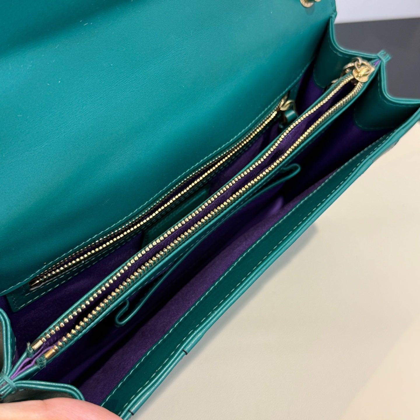 Bvlgari - Serpenti Forever Chain Bag - Leather - Green - (Medium)