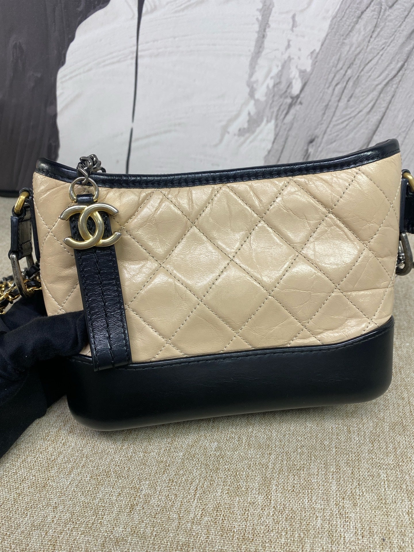 Chanel - Gabrielle Hobo Bag Small - Leather - Multicolour - (small)