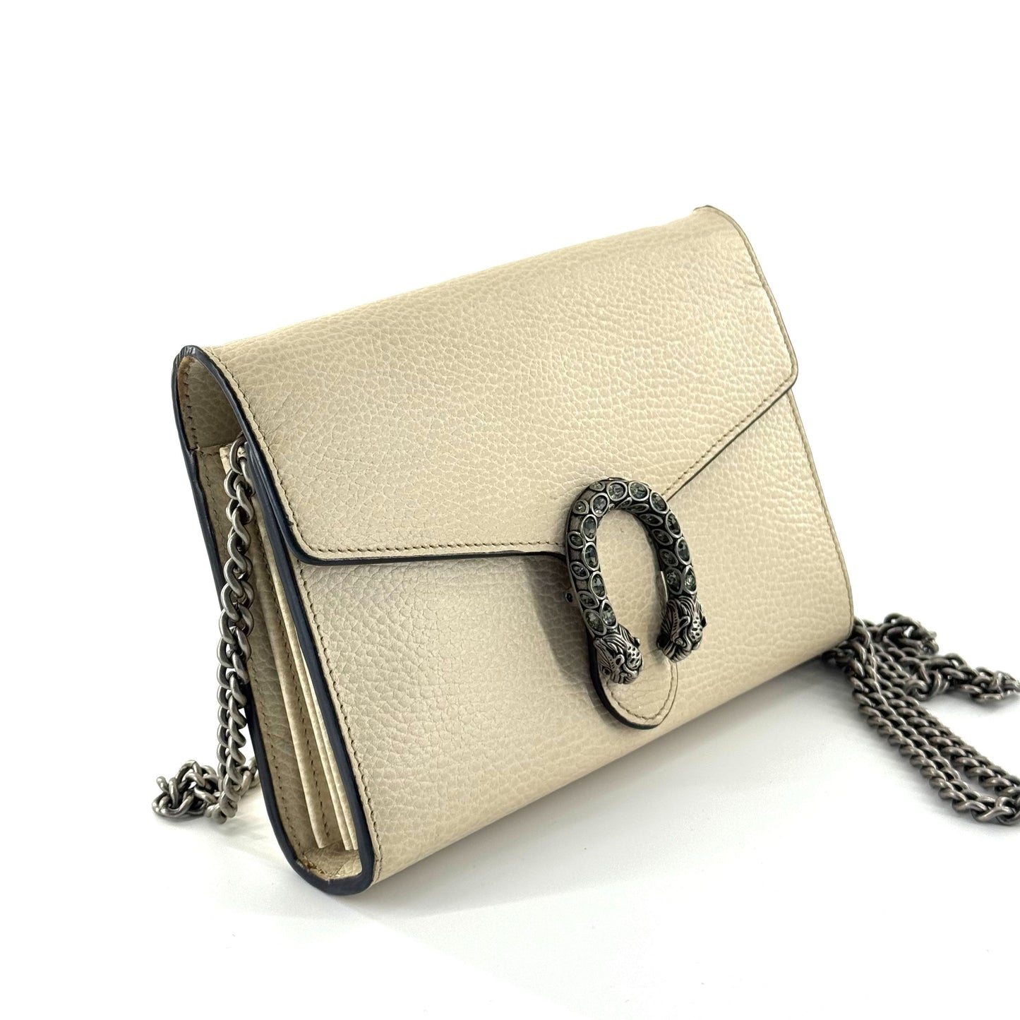 Gucci - Dionysus Wallet on Chain (WOC) - Leather - White - (mini)