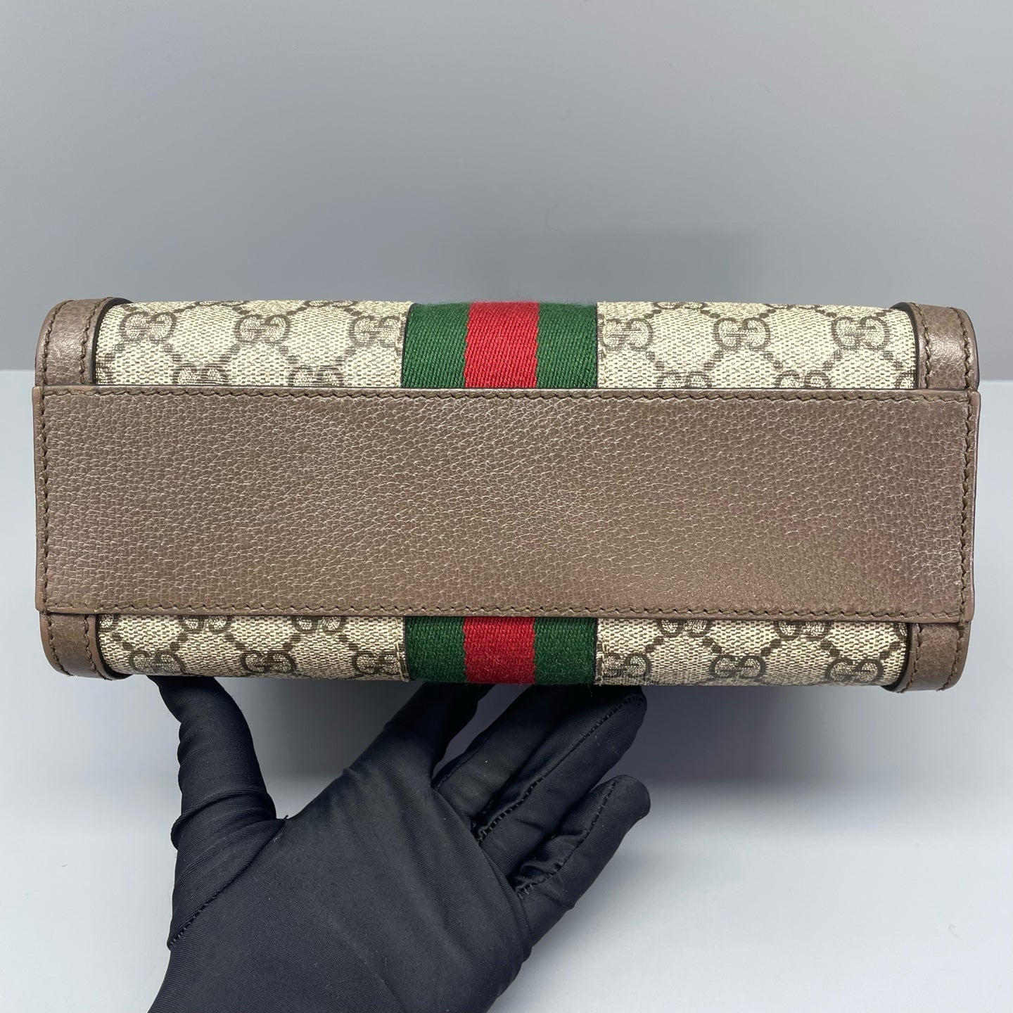 Gucci - Ophidia Small Tote Bag - GG Supreme canvas and leather - Brown - (small)