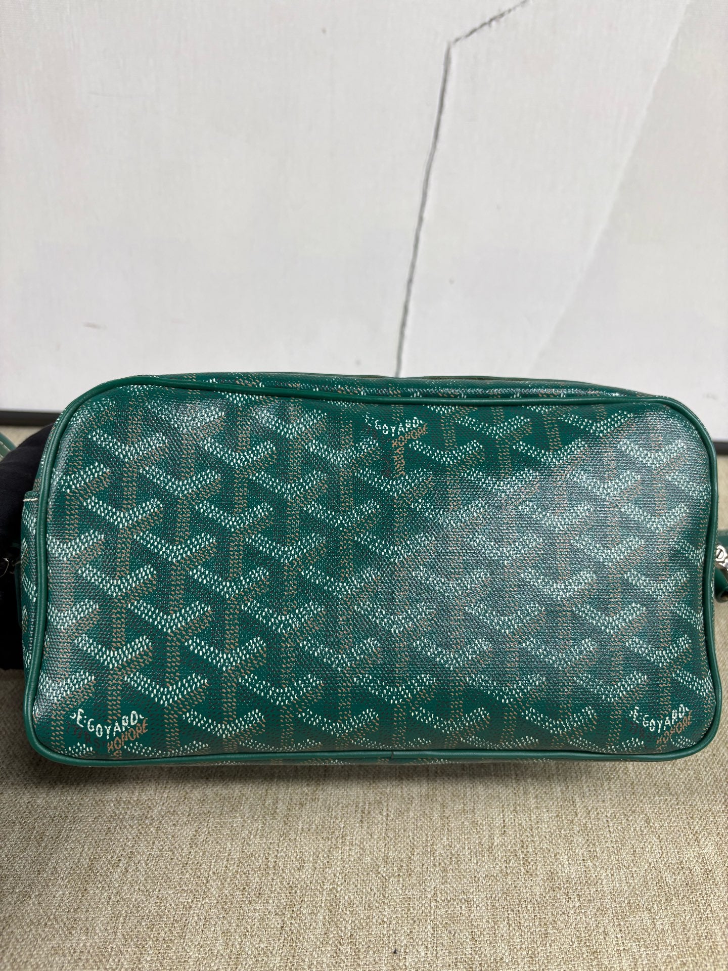 Goyard - Cap-Vert Messenger/Camera Bag - Goyardine canvas and Leather - Green - (small)