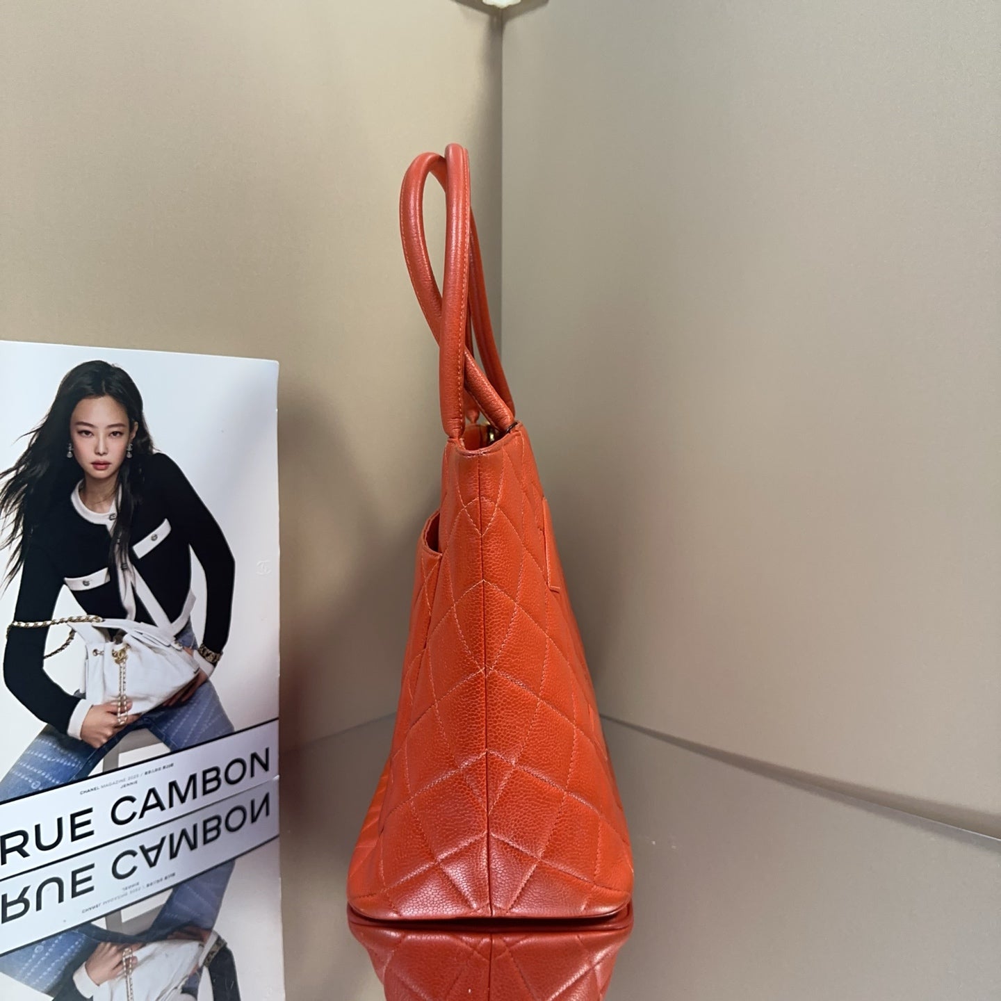 Chanel - Hilton Tote - Caviar leather - Orange - (medium)
