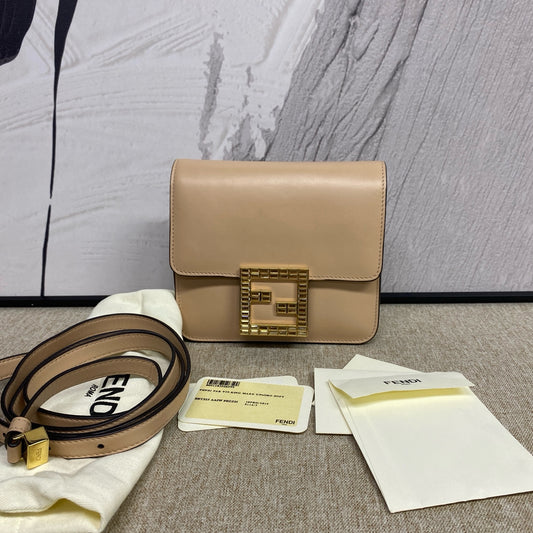 Fendi - Fendi Fab - Leather - Beige - (Mini)
