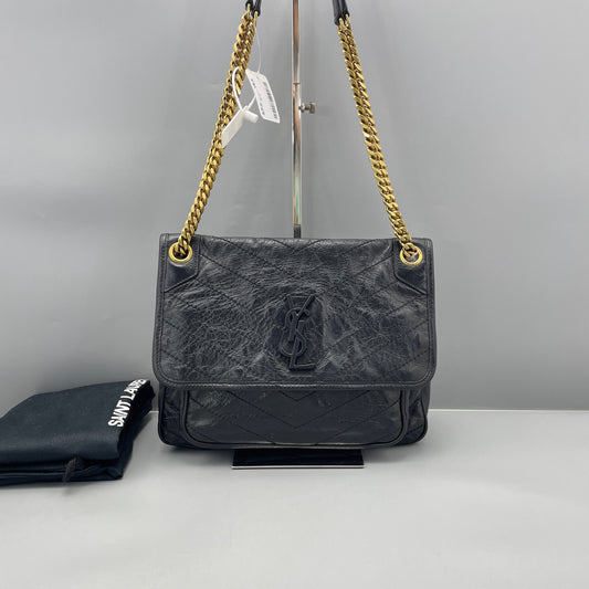 Saint Laurent - Niki Medium - Leather - Black - (medium)
