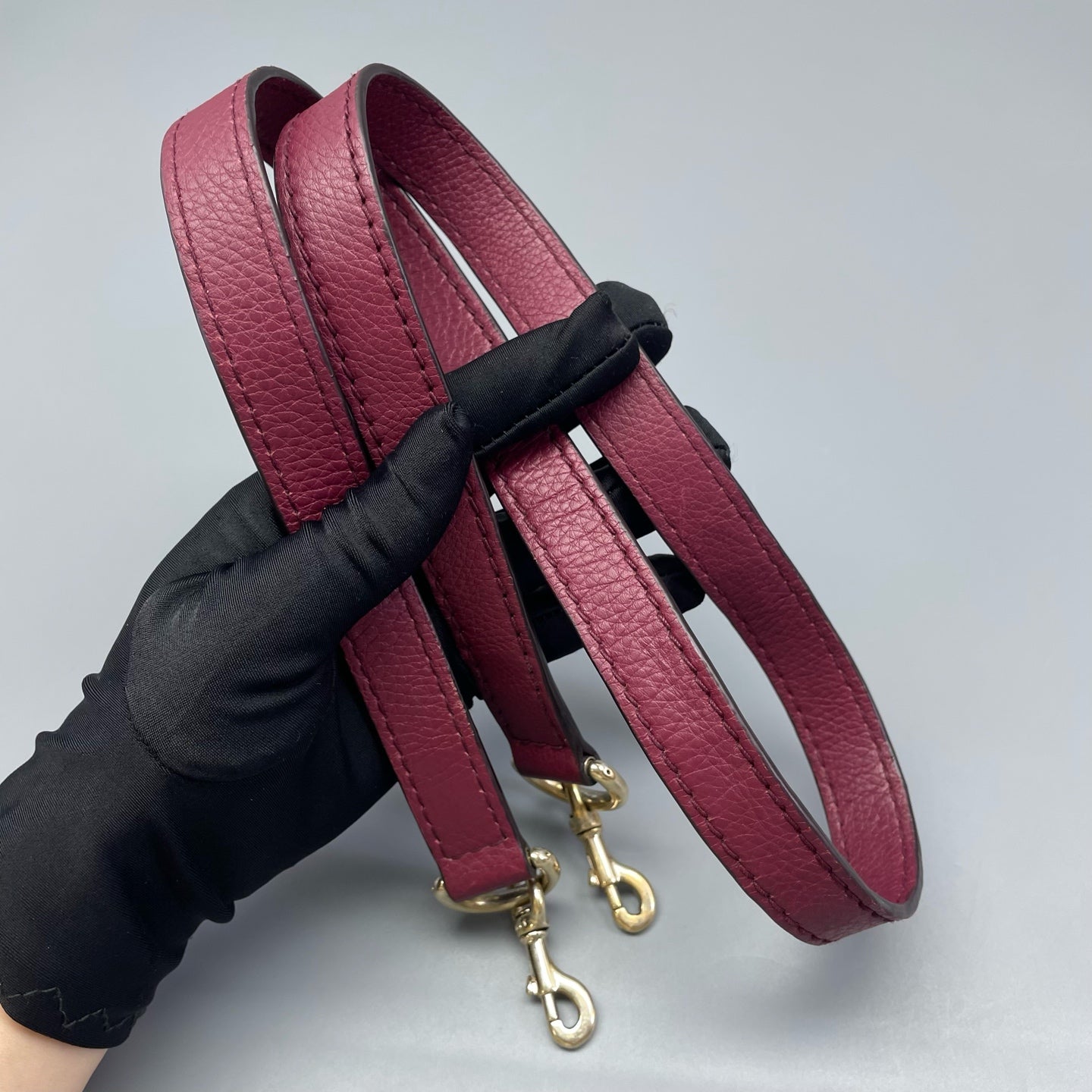 Gucci - Bamboo Top Handle Bag - Leather - Burgundy - (mini)
