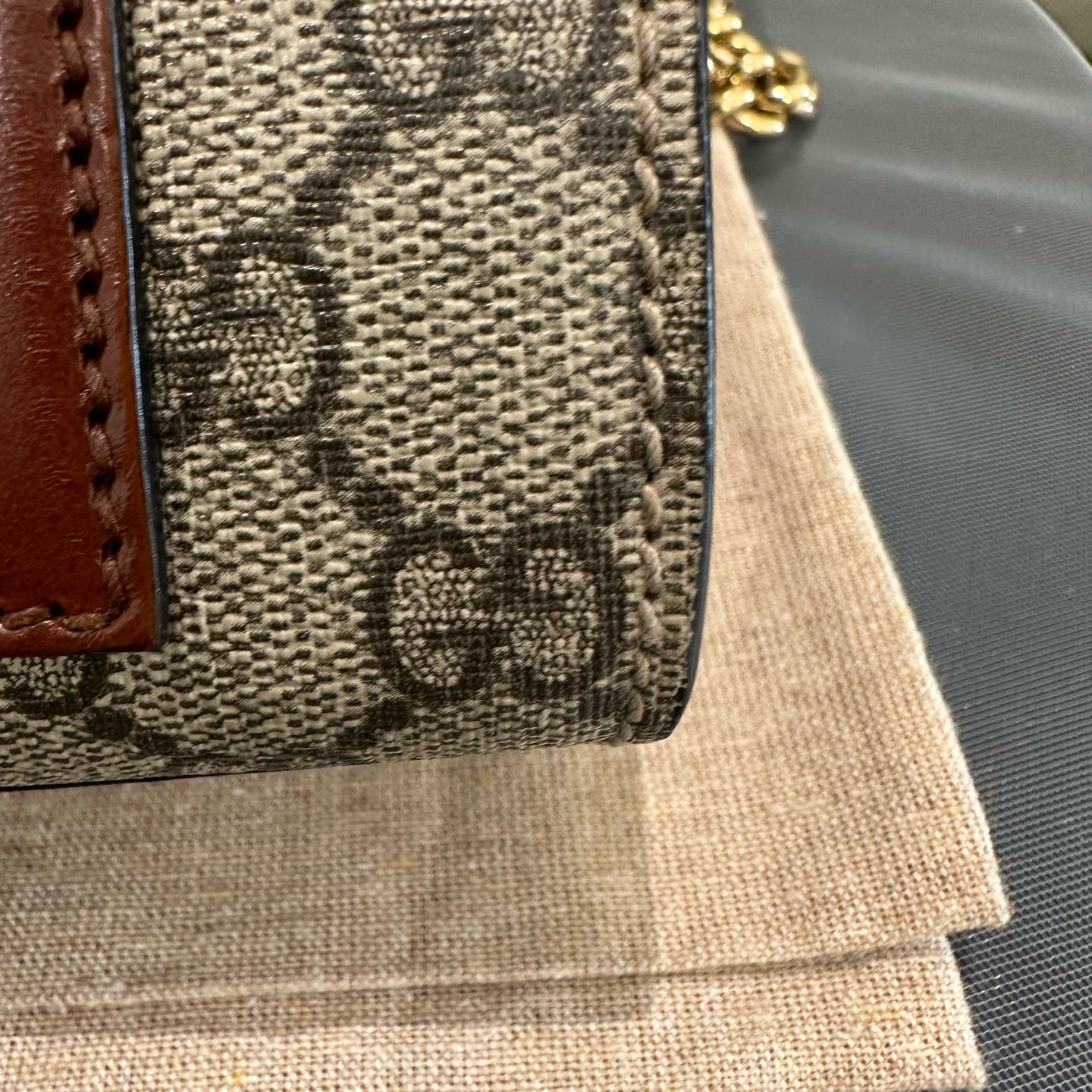 Gucci - Padlock Mini Bag - GG Supreme coated canvas with leather trim - Beige, Ebony, Black, Brown - (mini)