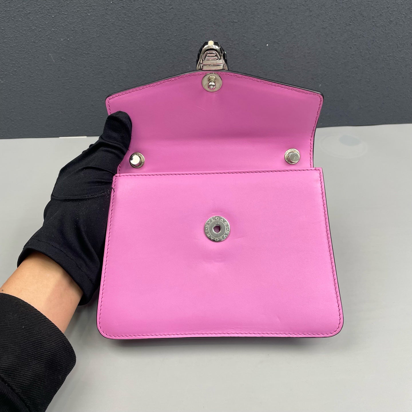 Bvlgari - Serpenti Forever - Stingray leather and Calfskin leather - Pink - (small)
