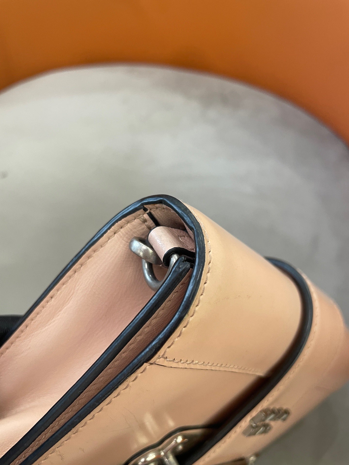 Prada - Cahier - Smooth calf leather - Nude Pink - (mini)
