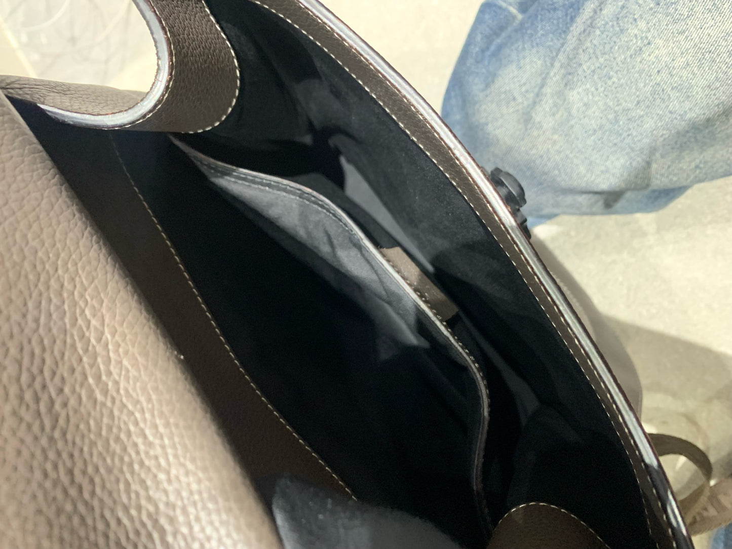 Dior - Gallop Backpack - Grained cowhide leather - Brown - (medium)