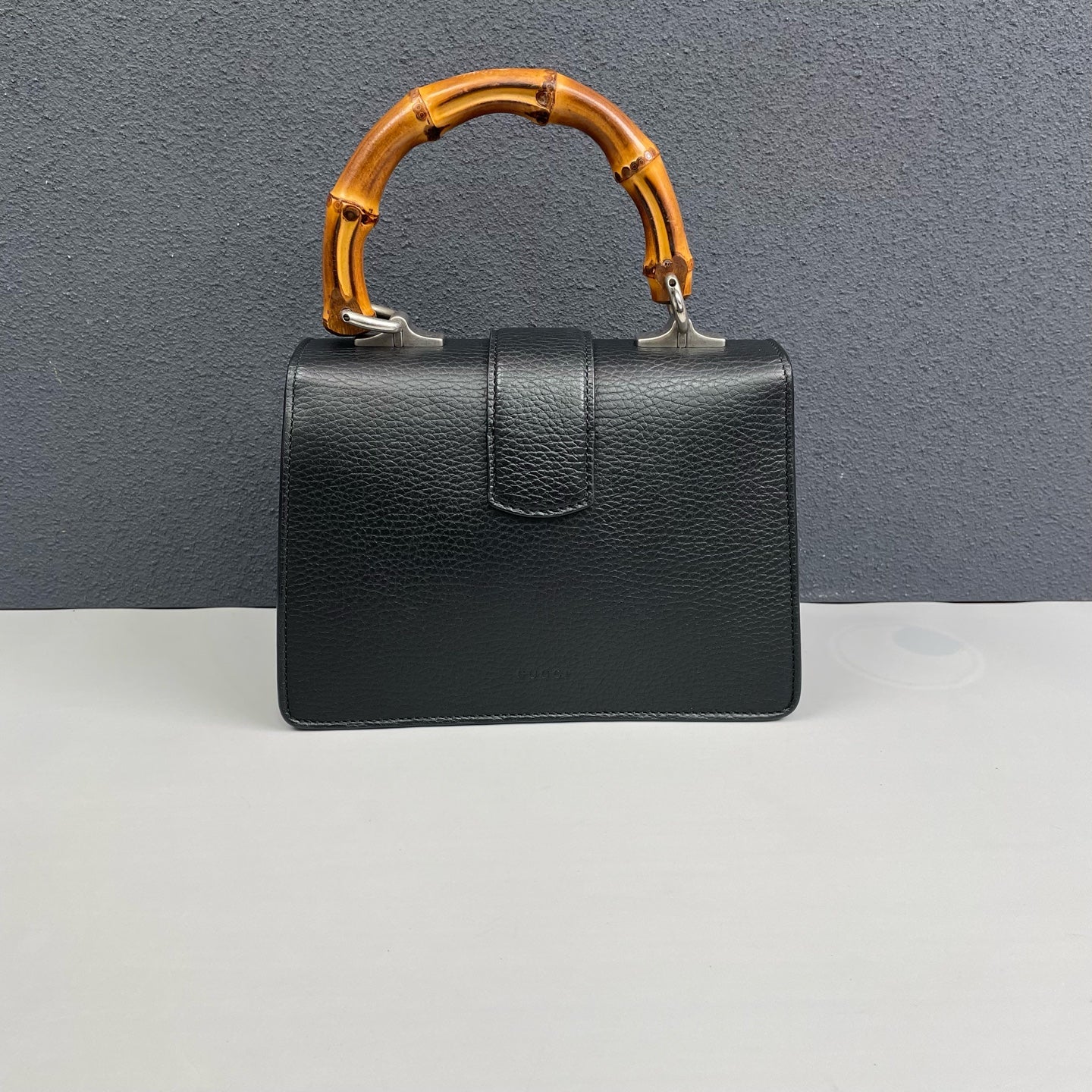 Gucci - Dionysus Bamboo Top Handle Bag - Leather - Black - (Mini)