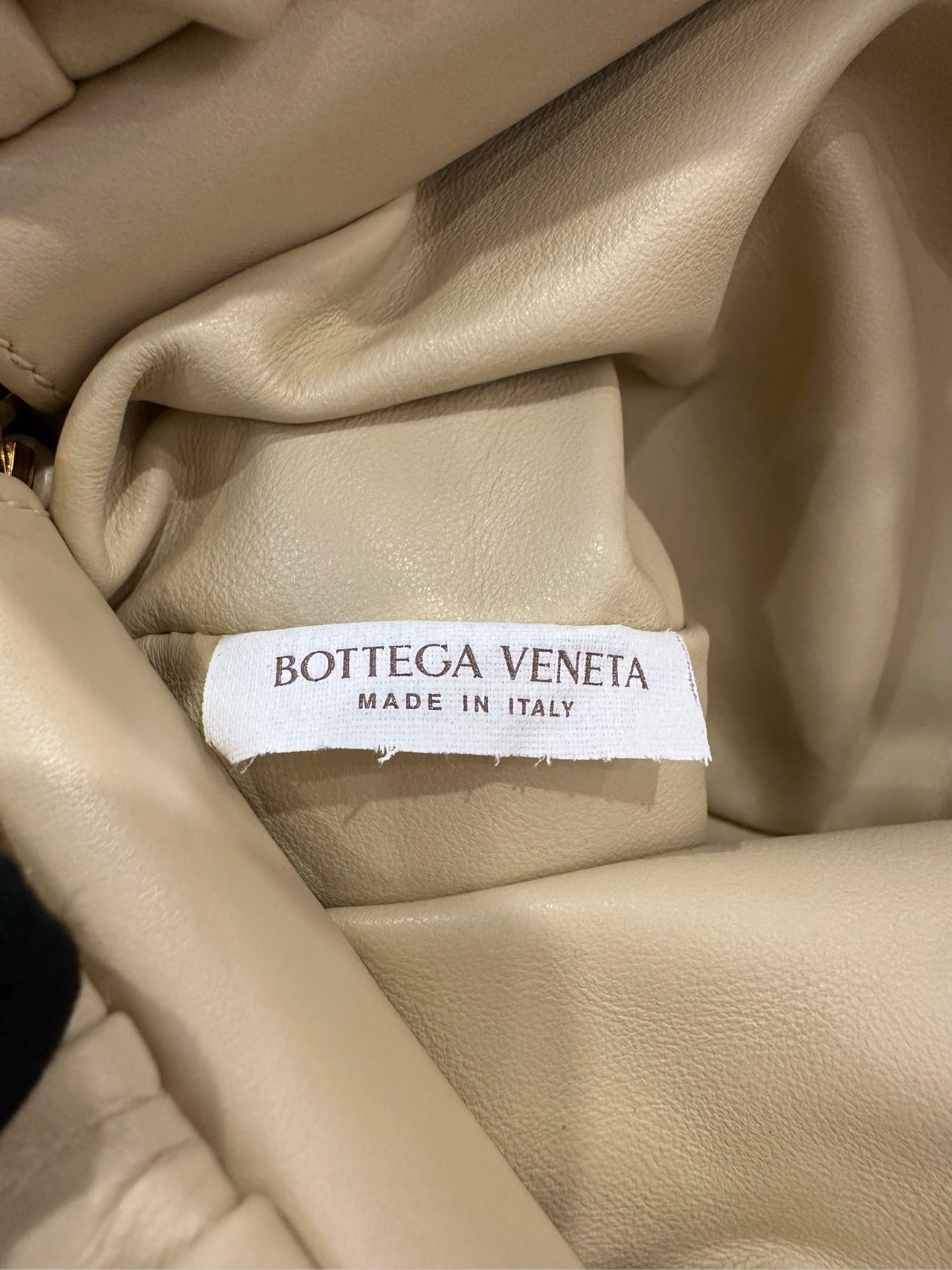 Bottega Veneta - The Chain Pouch - Leather - Beige - (medium)