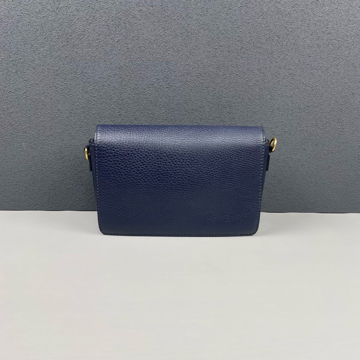 Dior - J'ADIOR - Grained leather exterior with suede interior lining - Navy with Gold-Tone Hardware - (Small)
