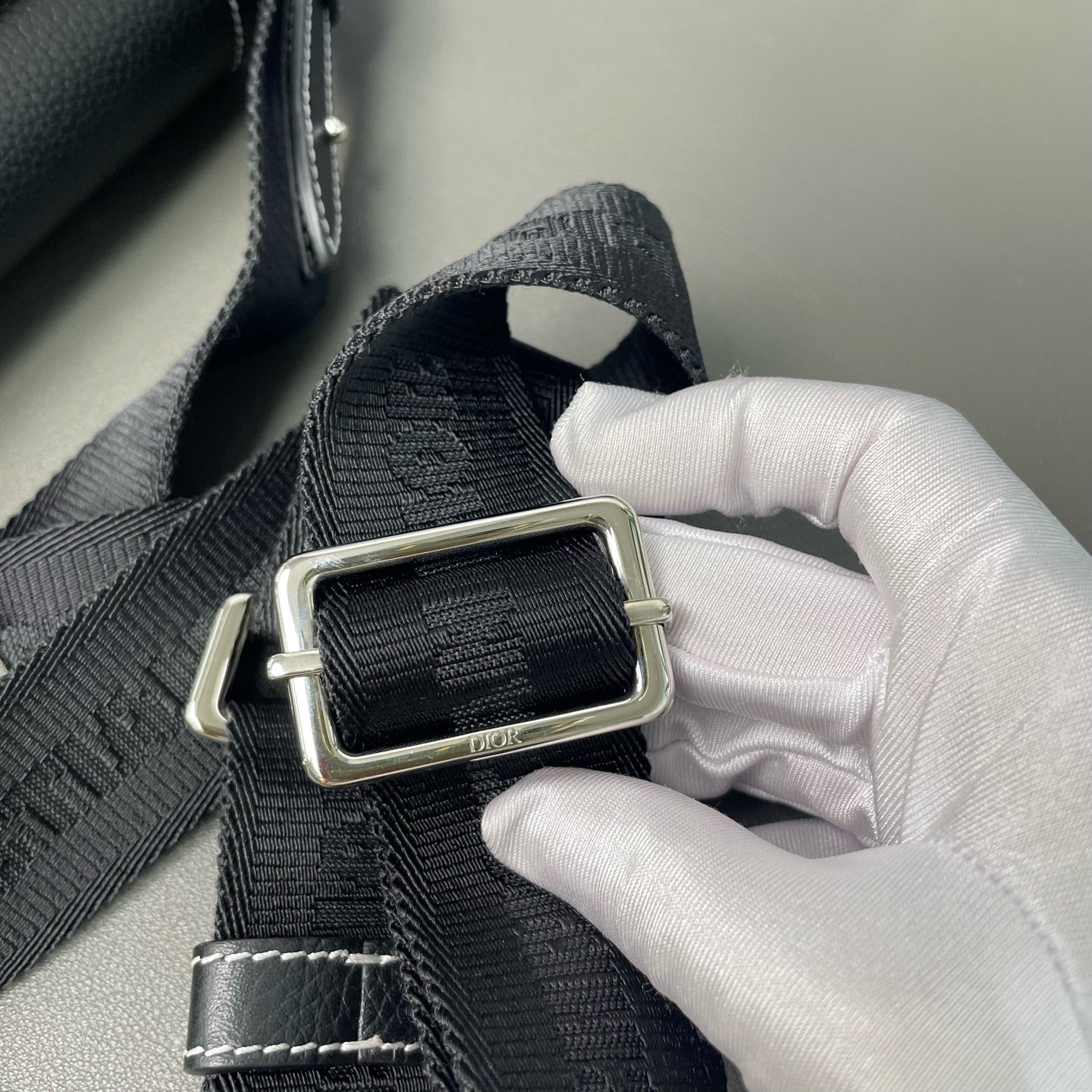 Dior - Saddle Bag - Grained leather - Black - (small)