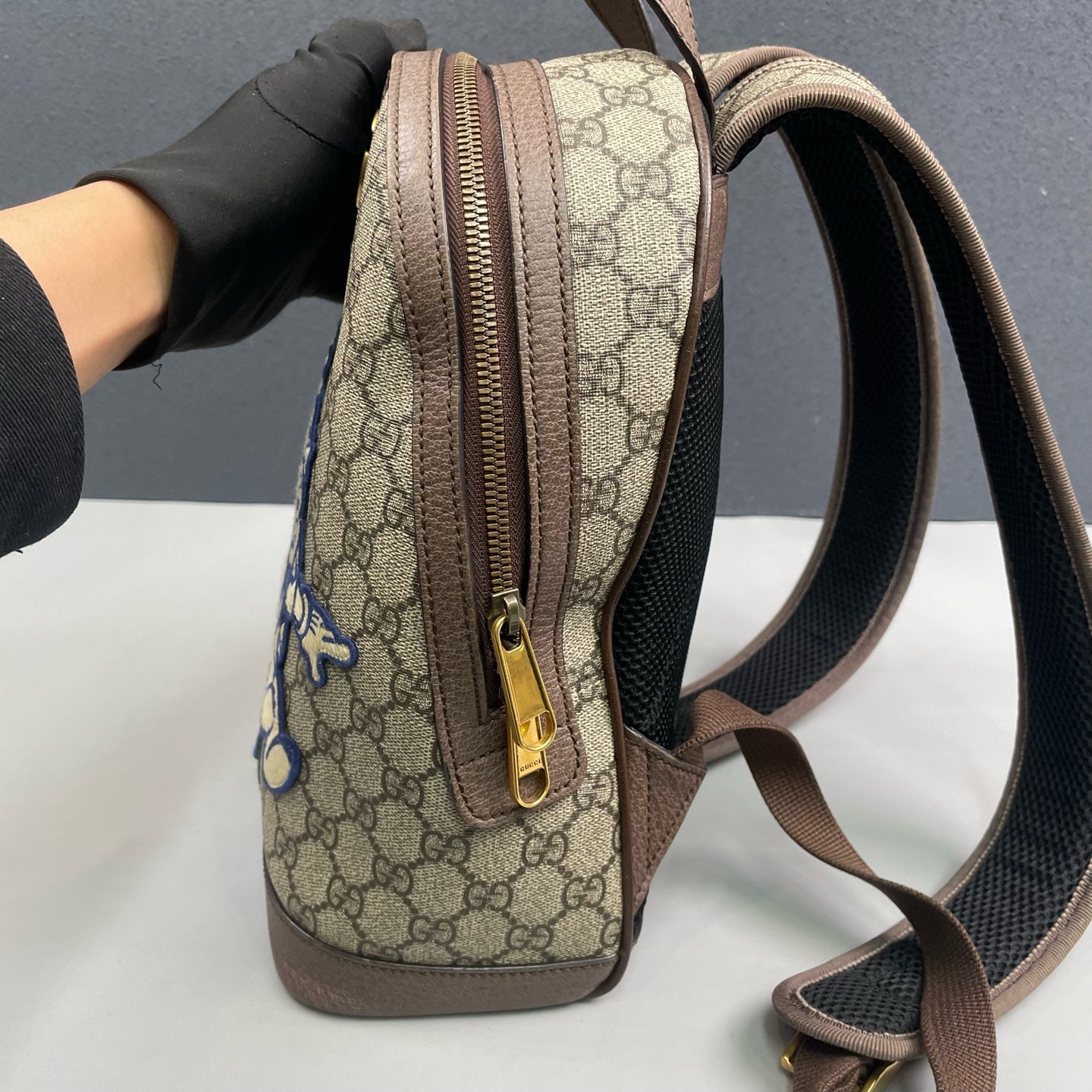 Gucci - Disney x Three Little Pigs Backpack - GG Supreme canvas with leather trim - Multicolour - (Small)
