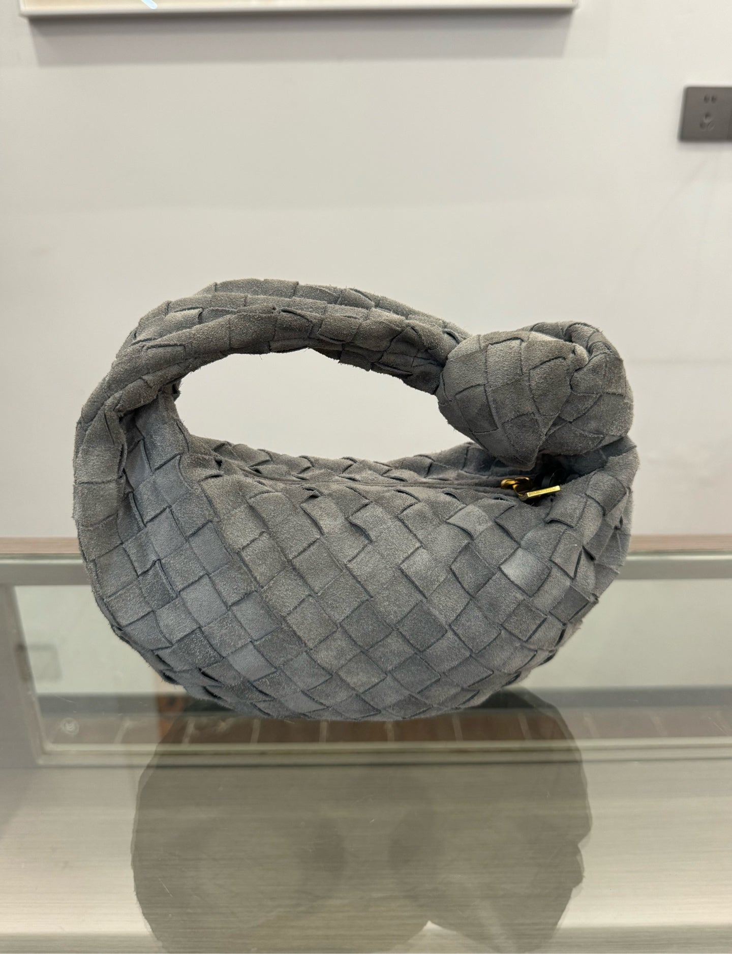 Bottega Veneta - Jodie Mini - Suede - Grey - (mini)