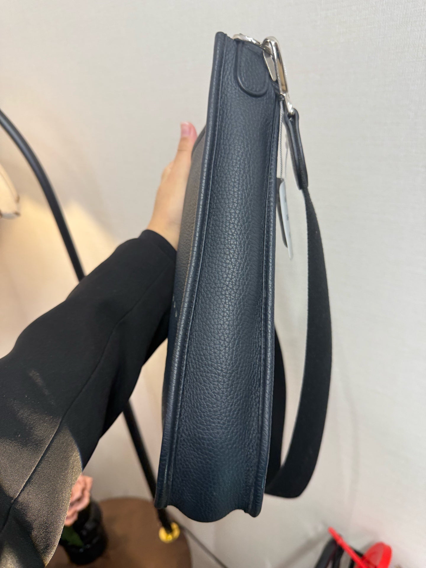 Hermès - Evelyne 29 - Leather - Navy with Silver-Tone Hardware - (medium)