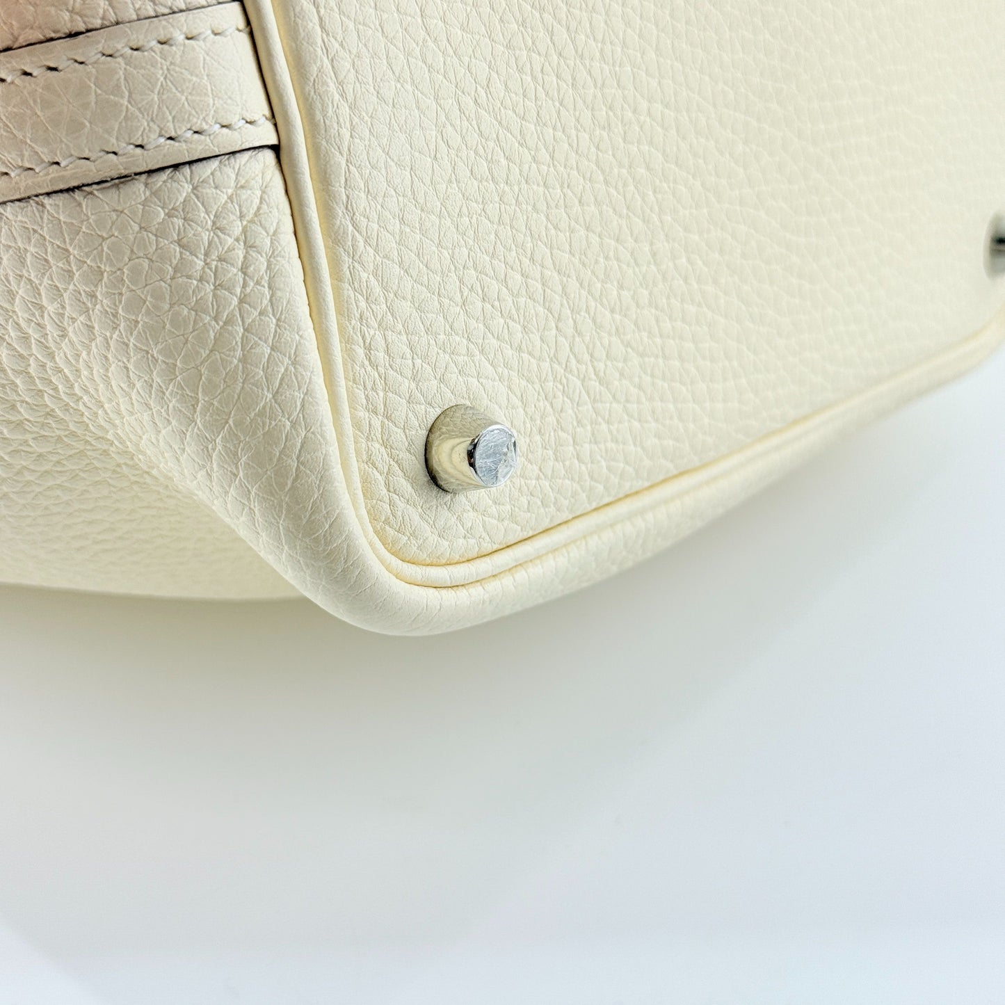 Hermès - Picotin Lock 18 - Clemence leather - Creamy White with Yellow accents - (mini)