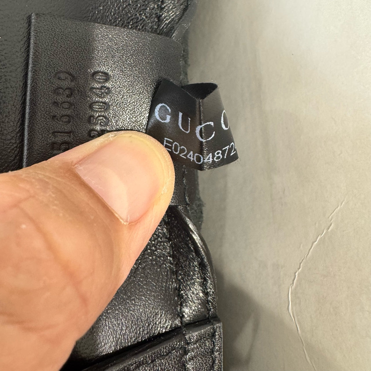Gucci - All-Leather Drawstring Backpack with Web Logo - Leather - Black - (Large)