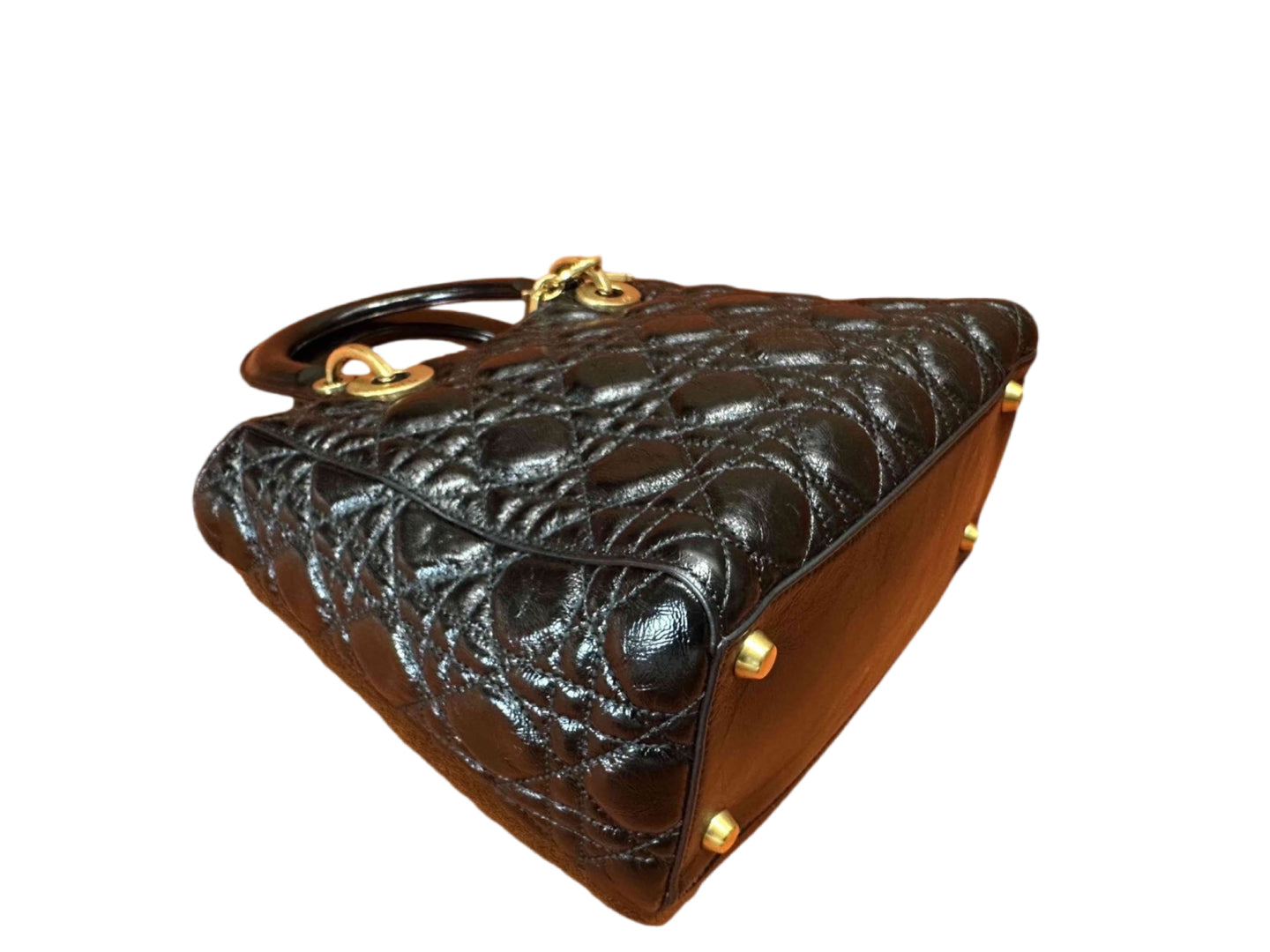 Dior - Lady Dior - Lambskin leather - Black - (Small)