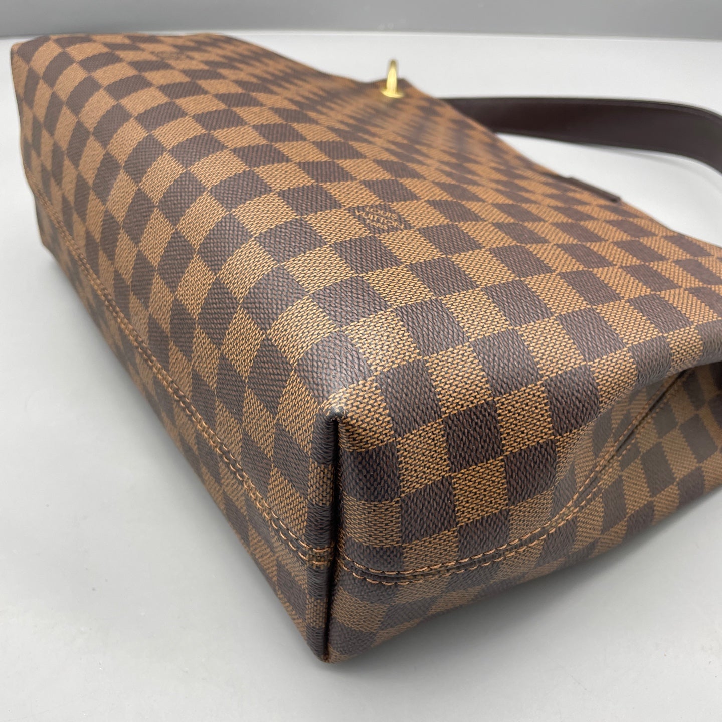 Louis Vuitton - Graceful - Damier Ebene coated canvas with leather trim - Brown - (medium)