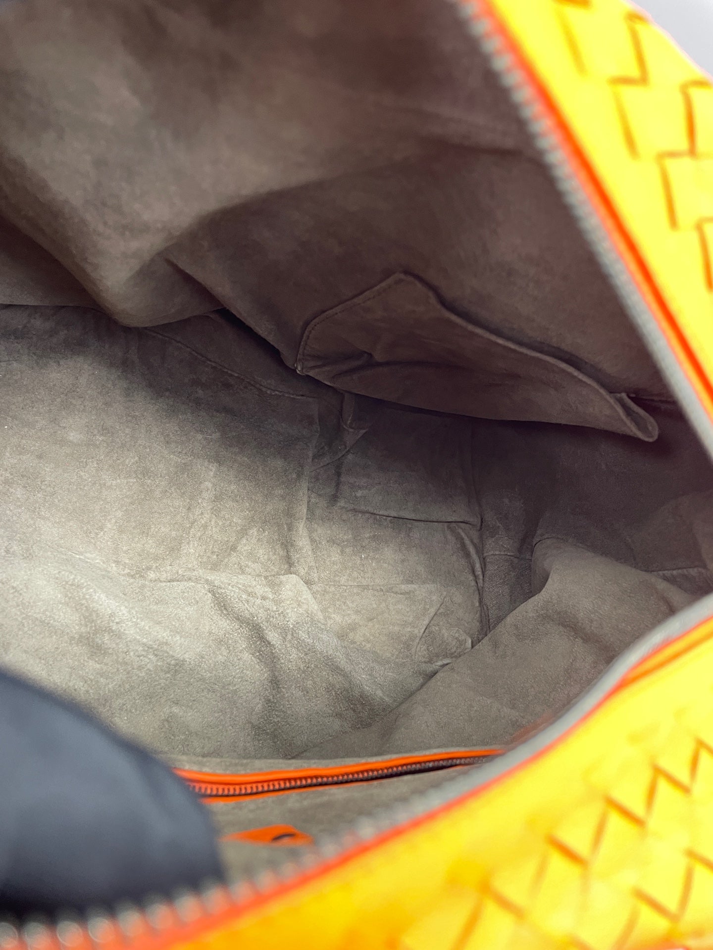 Bottega Veneta - Intrecciato Woven Tote Bag - Intrecciato woven leather - Orange - (medium)