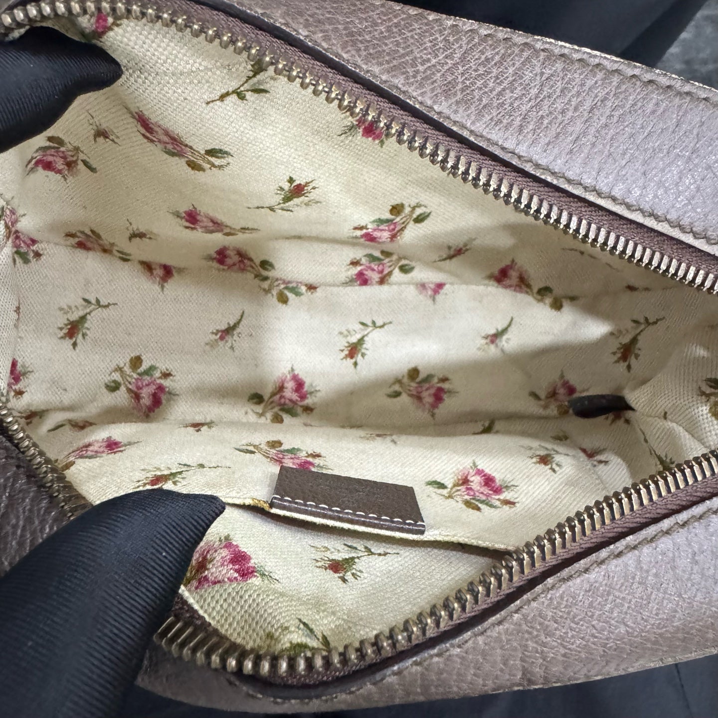 Gucci - Neo Vintage Tiger Head Camera Bag - GG Supreme canvas with leather trim - Beige and Brown with Multicolour strap - (small)