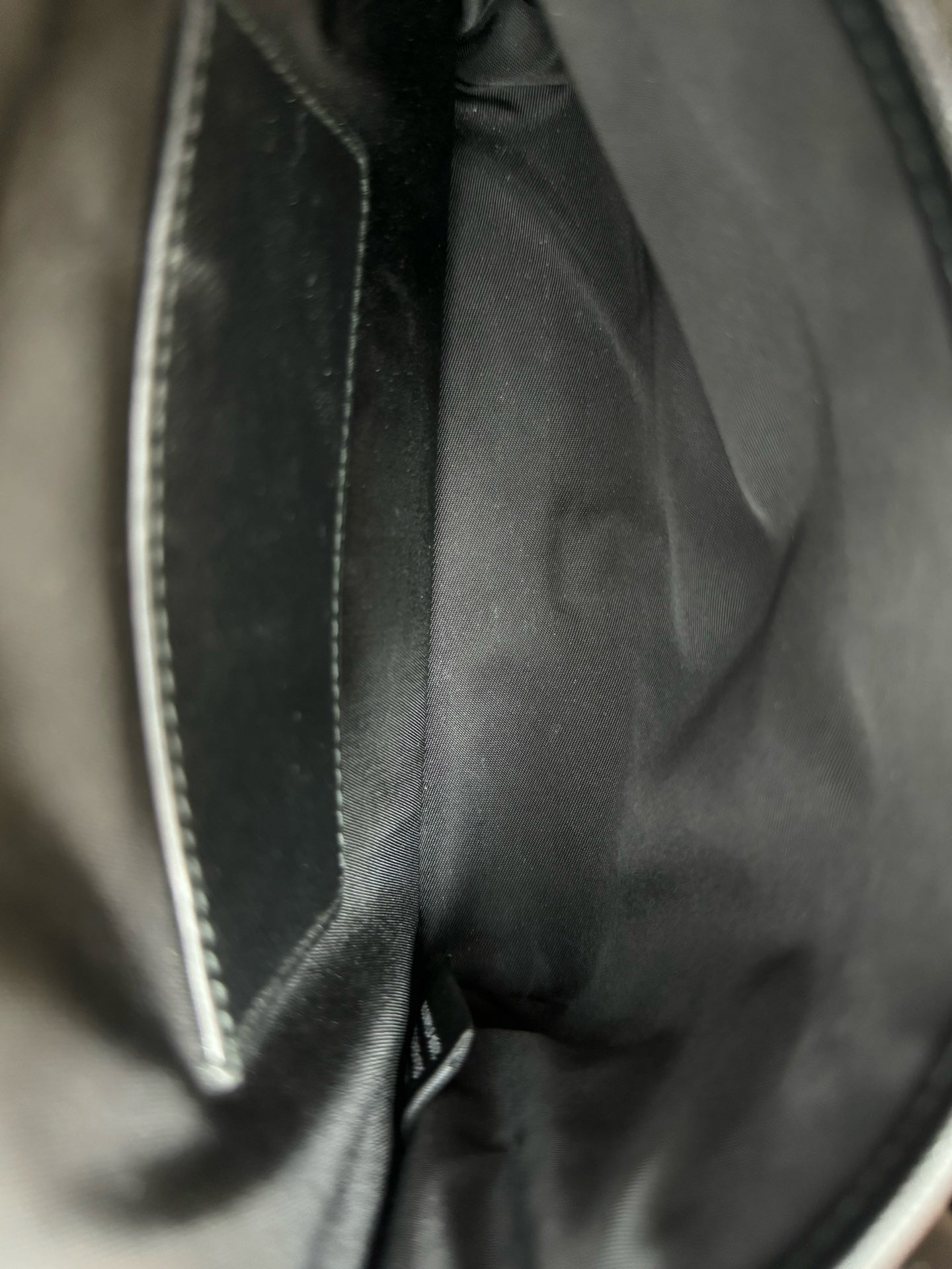 Prada - Re-Nylon and Saffiano Leather Messenger Bag - Re-Nylon with Saffiano leather trim - Black - (small)