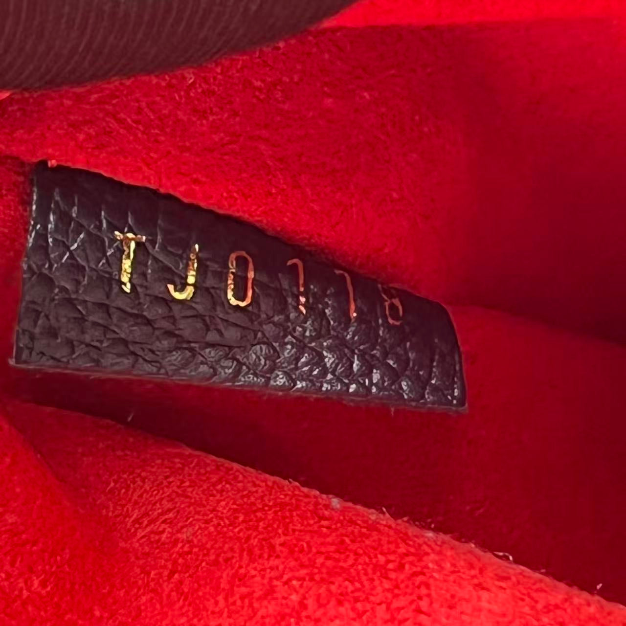 Louis Vuitton - Saint Sulpice PM - Monogram Empreinte leather - Navy with Red accents - (medium)