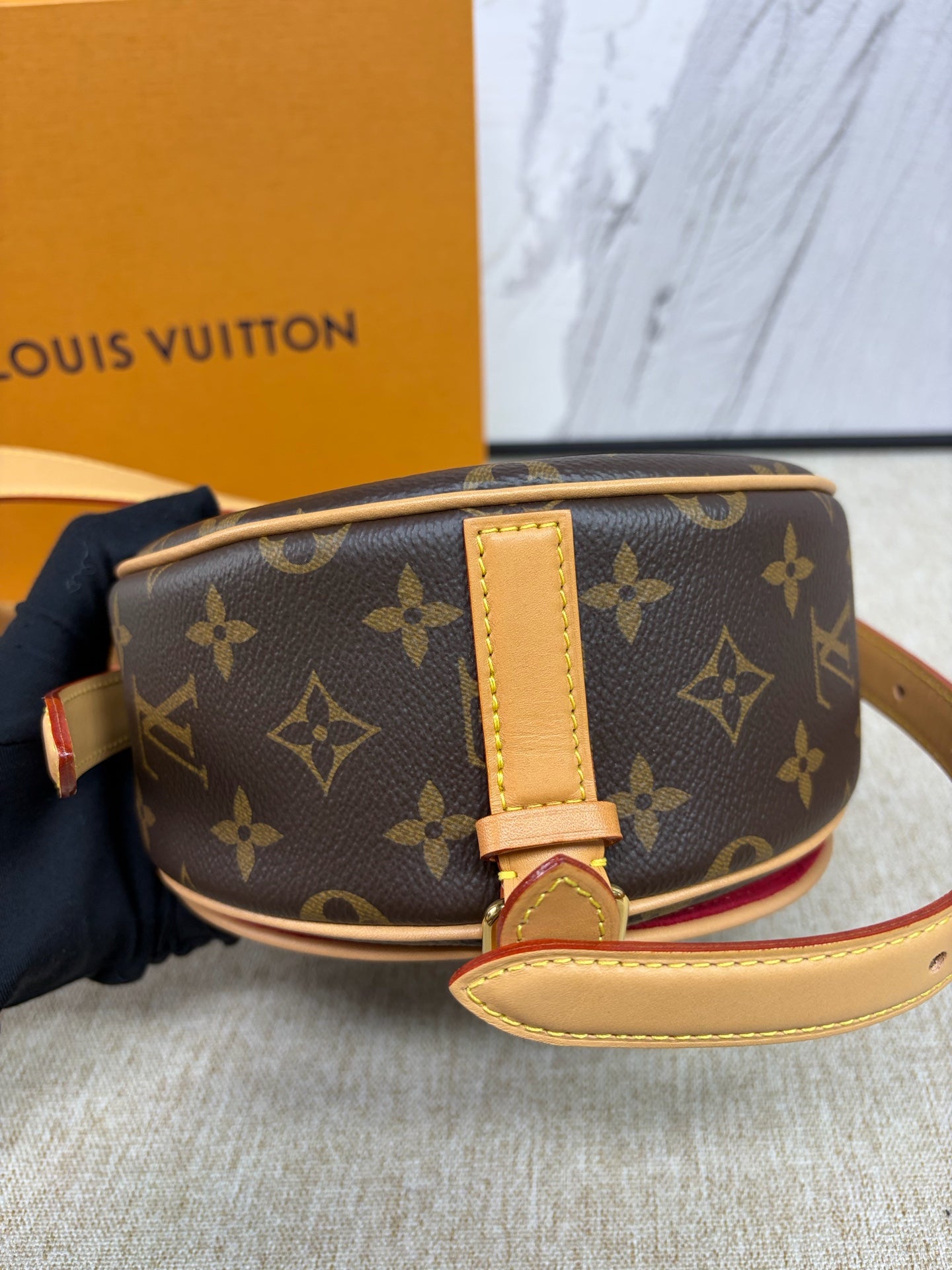 Louis Vuitton - Tambourin - Monogram coated canvas and Vachetta leather - Brown - (mini)