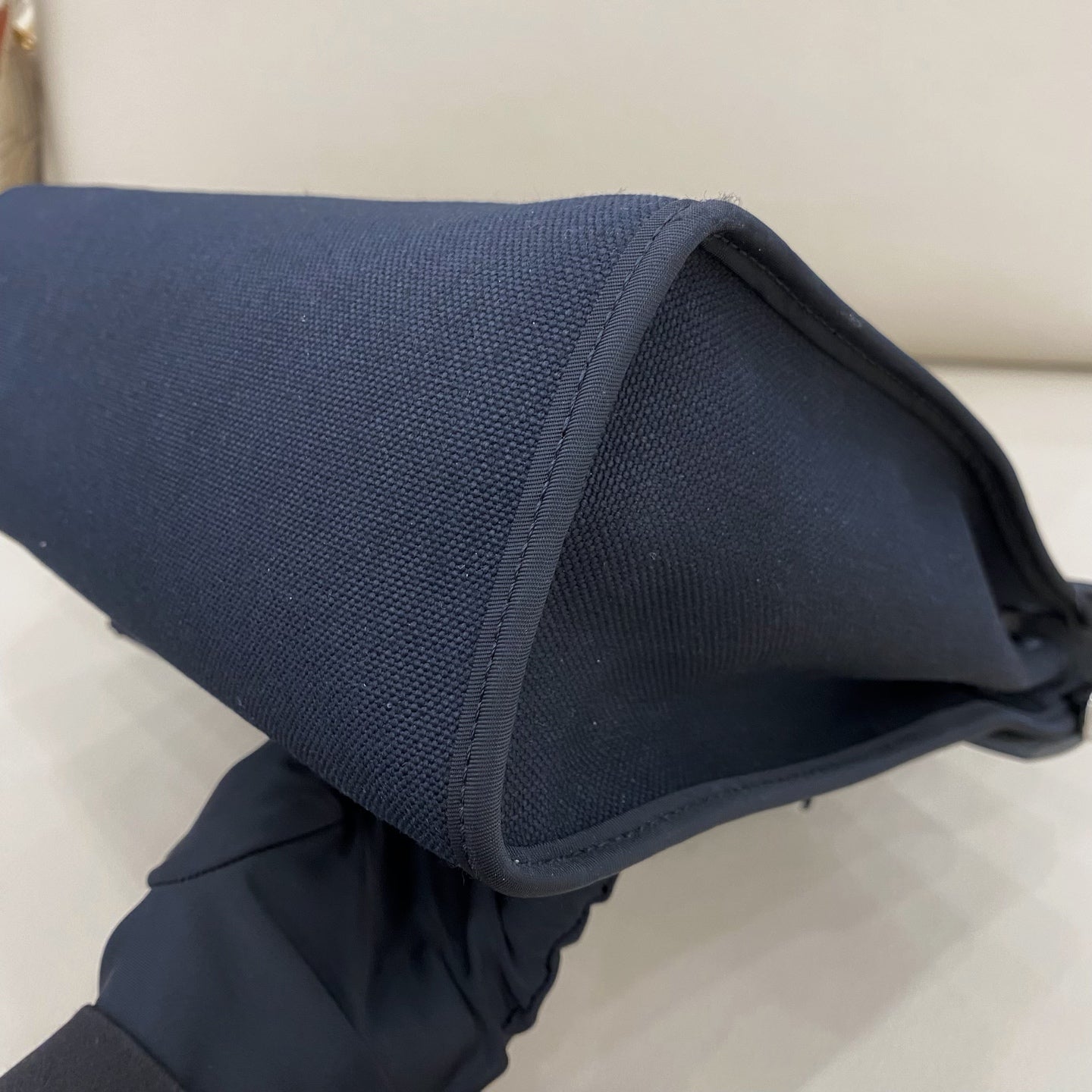 Hermès - Herbag 31 - Canvas with Vache Hunter leather trim - Black - (Medium)