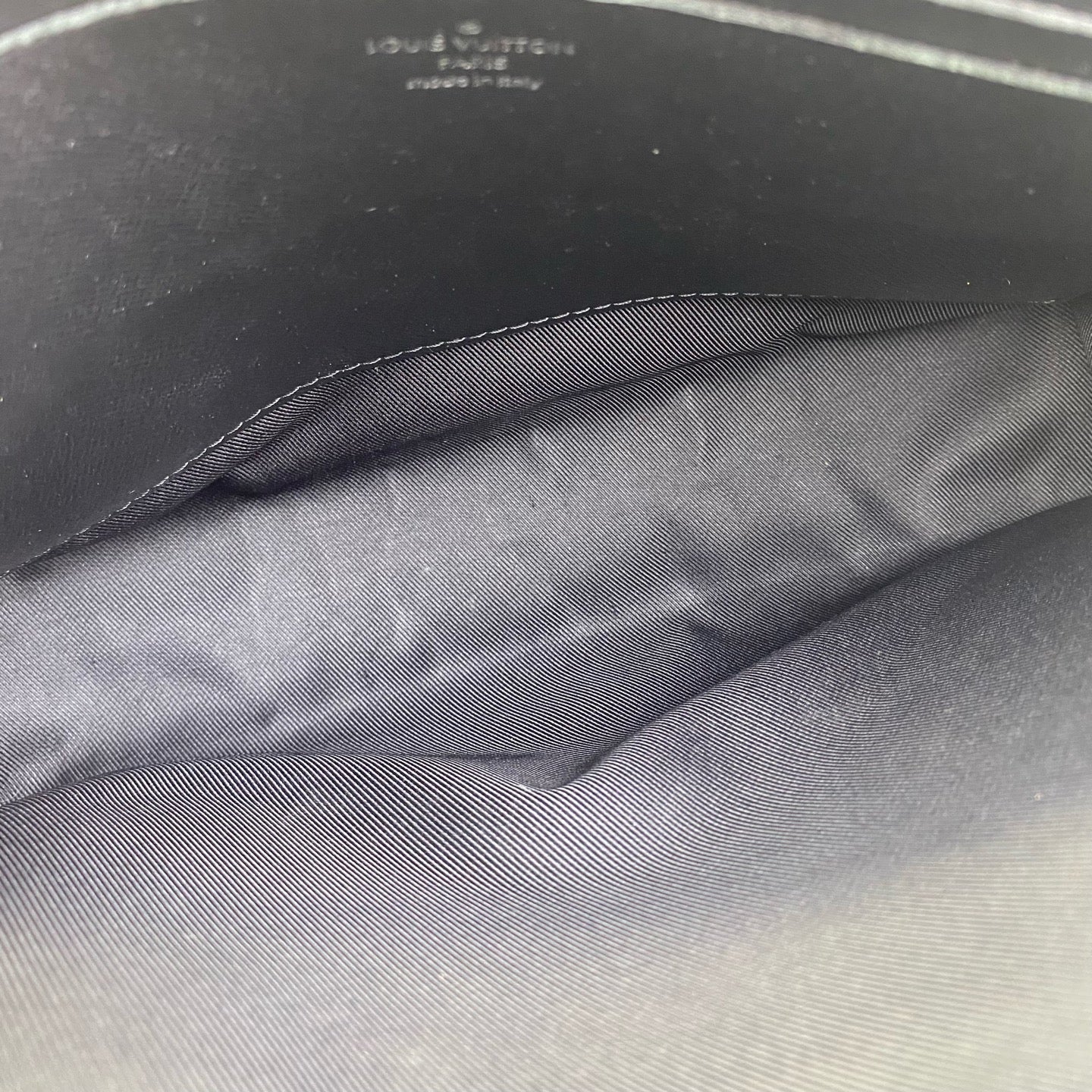 Louis Vuitton - Pochette Voyage - Damier Graphite canvas with leather trim - Black - (medium)