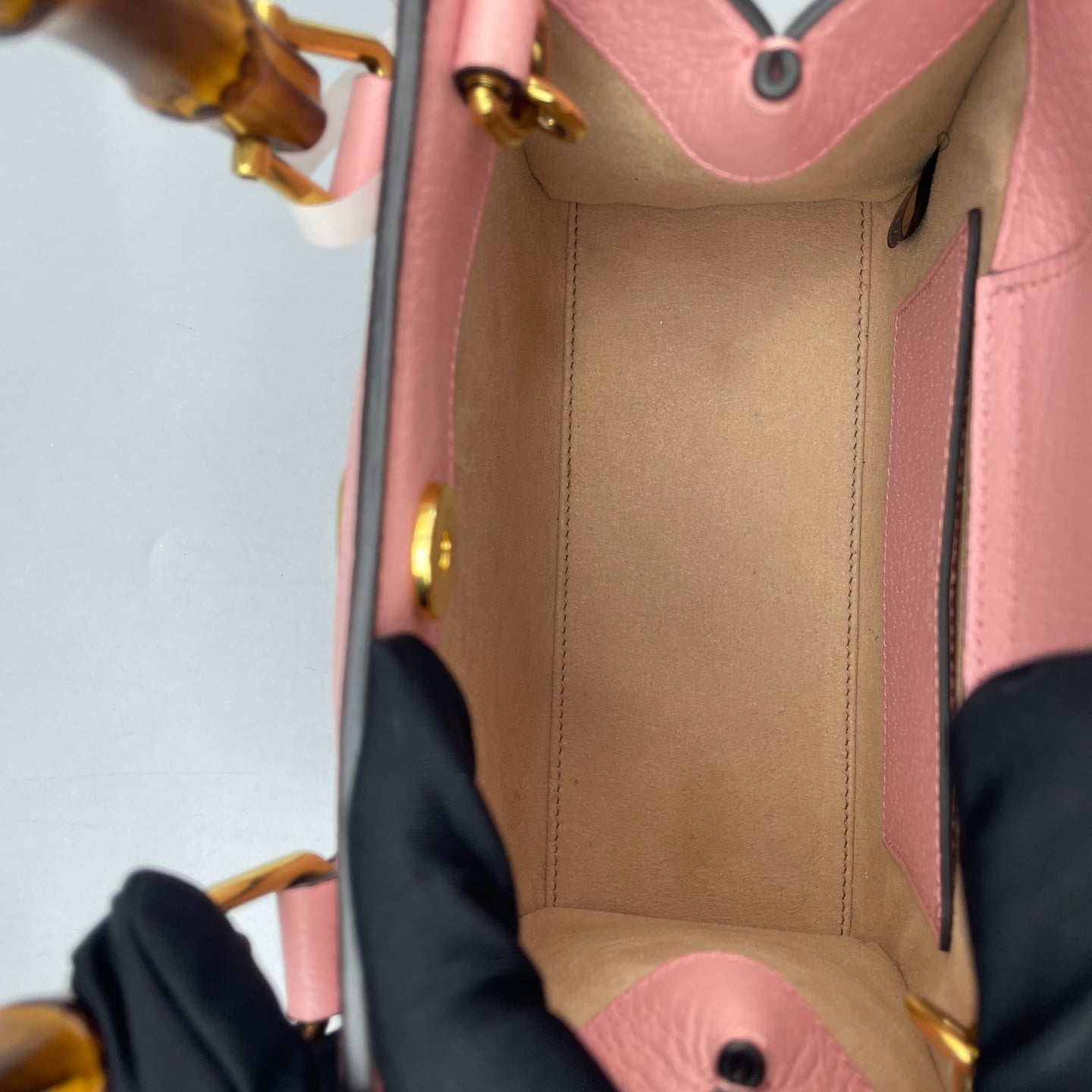 Gucci - Diana Mini Tote Bag - Leather - Pink - (mini)