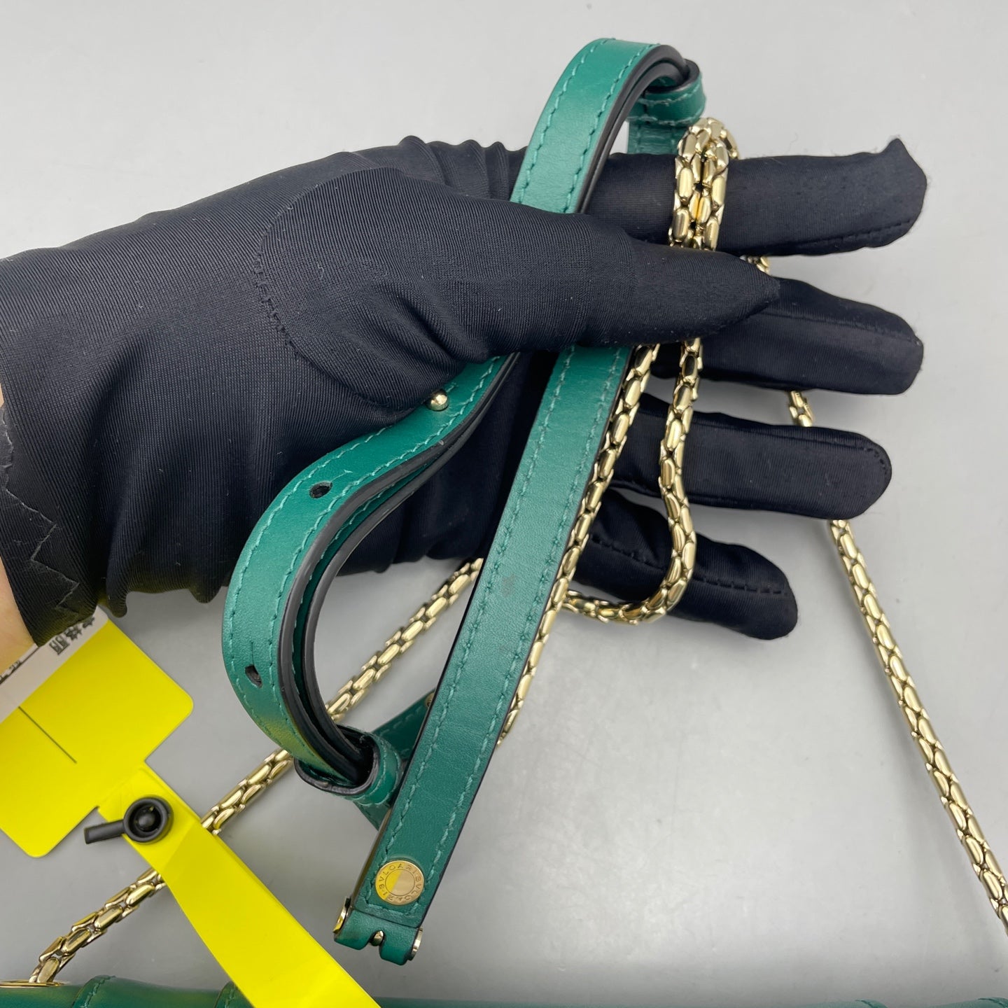 Bvlgari - Serpenti Forever Flap Bag - Smooth calf leather - Green with Gold-Tone Hardware - (medium)