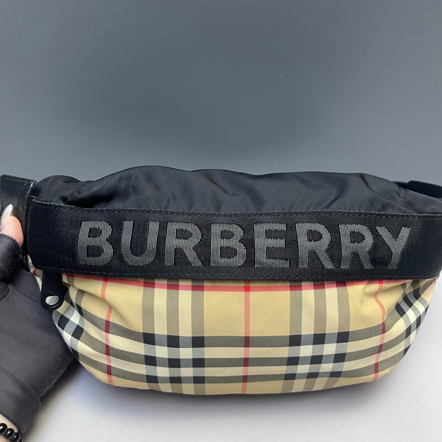 Burberry - Vintage Check and Polyamide Belt Bag - Cloth, Polyamide, Leather - Multicolour - (medium)