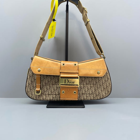 Dior - Dior Punk Oblique Shoulder Bag - Canvas and Leather - Multicolour - (small)