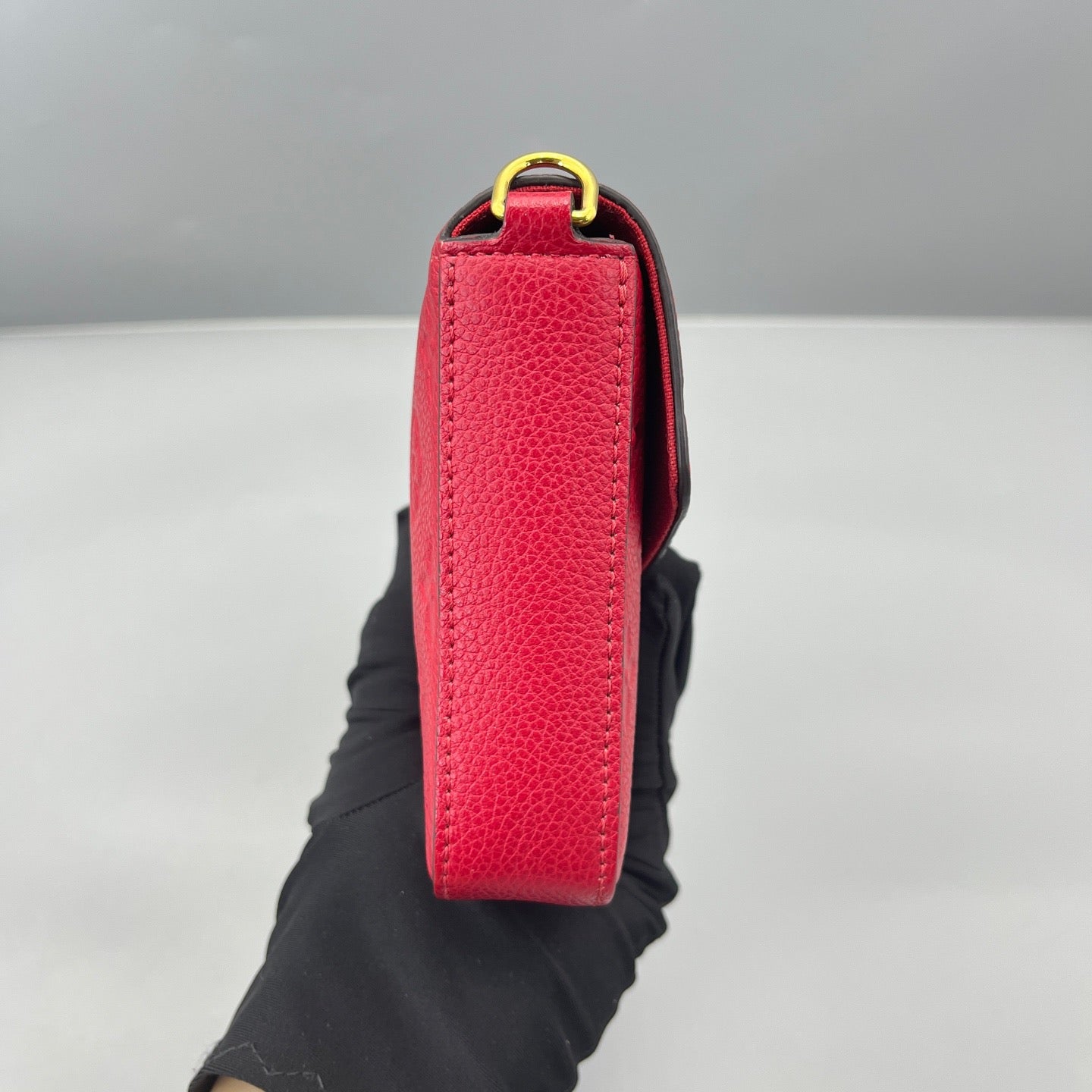 Louis Vuitton - Pochette Félicie - Empreinte Monogram leather - Red - (small)
