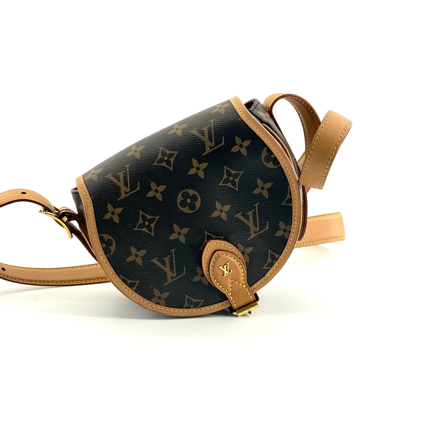 Louis Vuitton - Monogram Half Moon Bag (PL2230) - Monogram coated canvas with Vachetta leather trim - Brown - (mini)