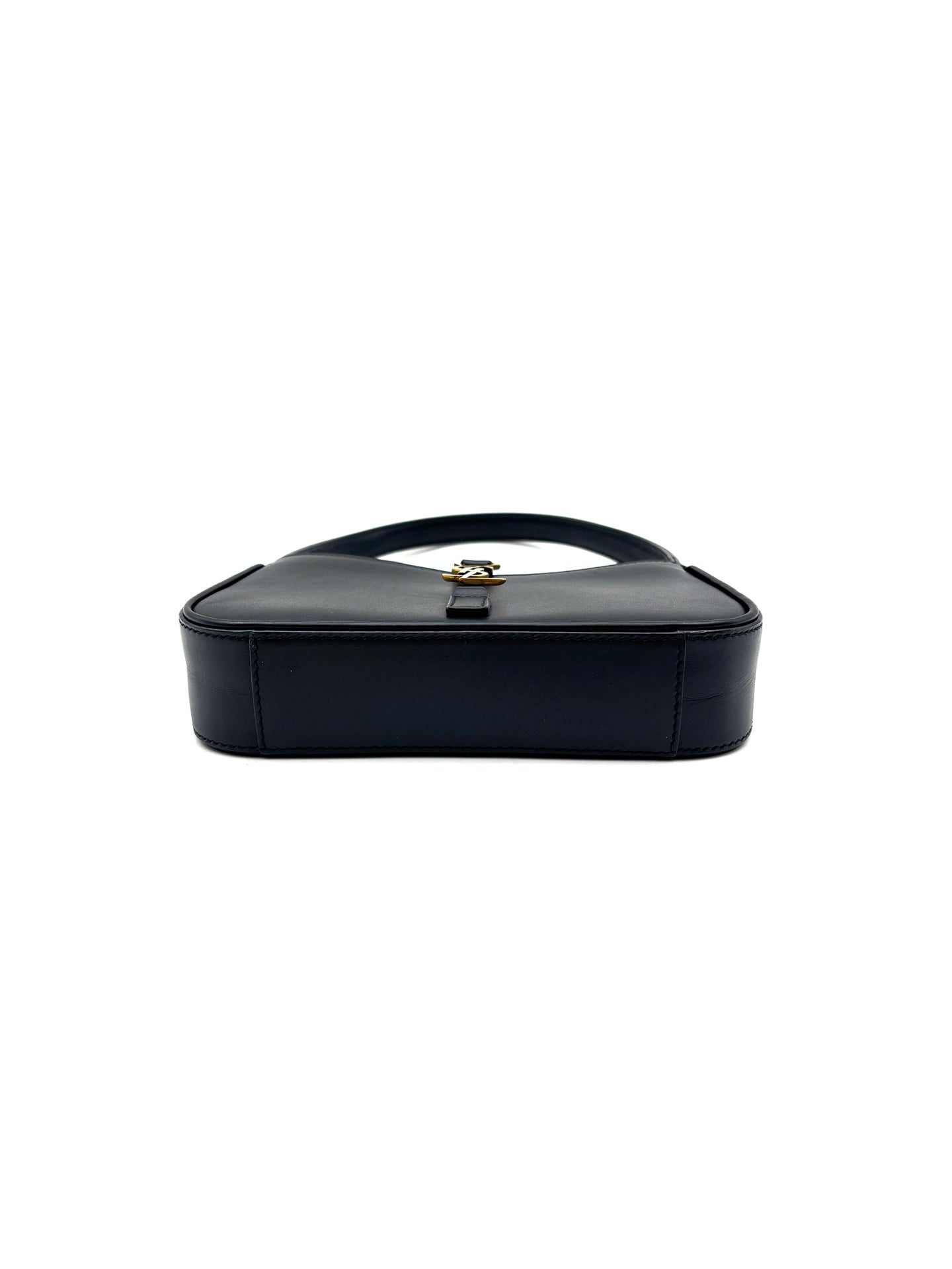 Saint Laurent - LE 5 À 7 Hobo Bag - Patent leather - Black - (mini)
