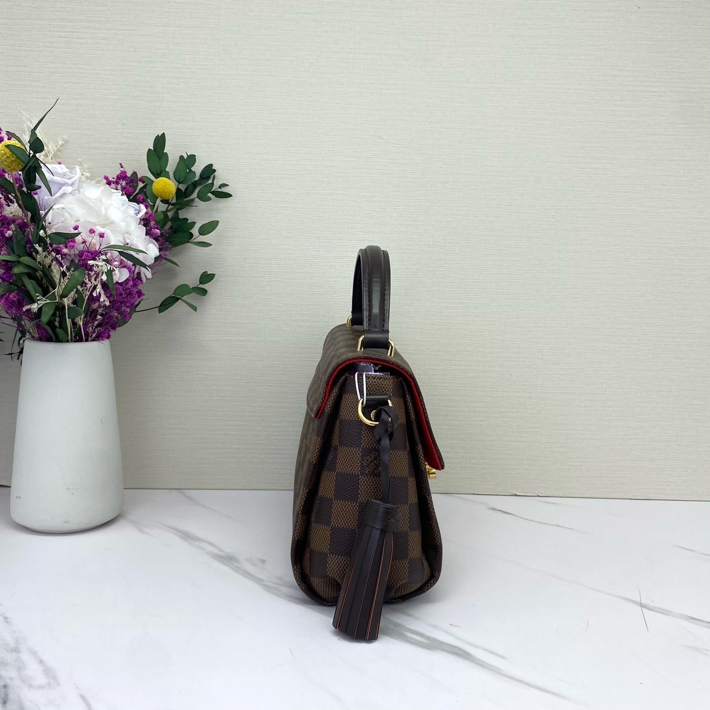 Louis Vuitton - Croisette - Damier Ebene coated canvas with leather trim - Brown - (Medium)