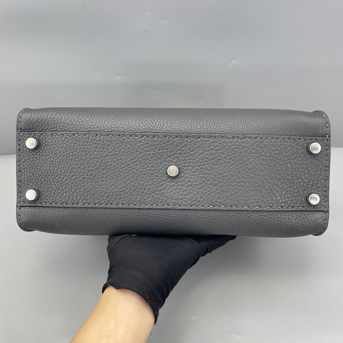 Fendi - Peekaboo - Leather - Grey - (Medium)