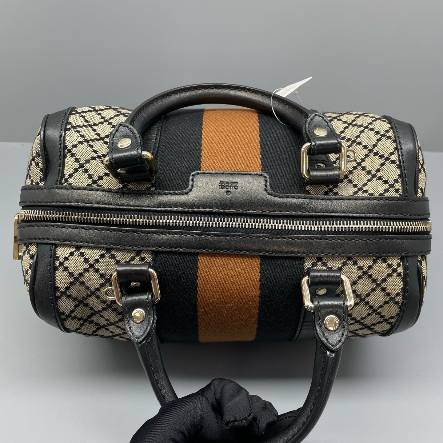 Gucci - Diamante Boston Bag 281518 - Canvas and Leather - Multicolour - (Medium)